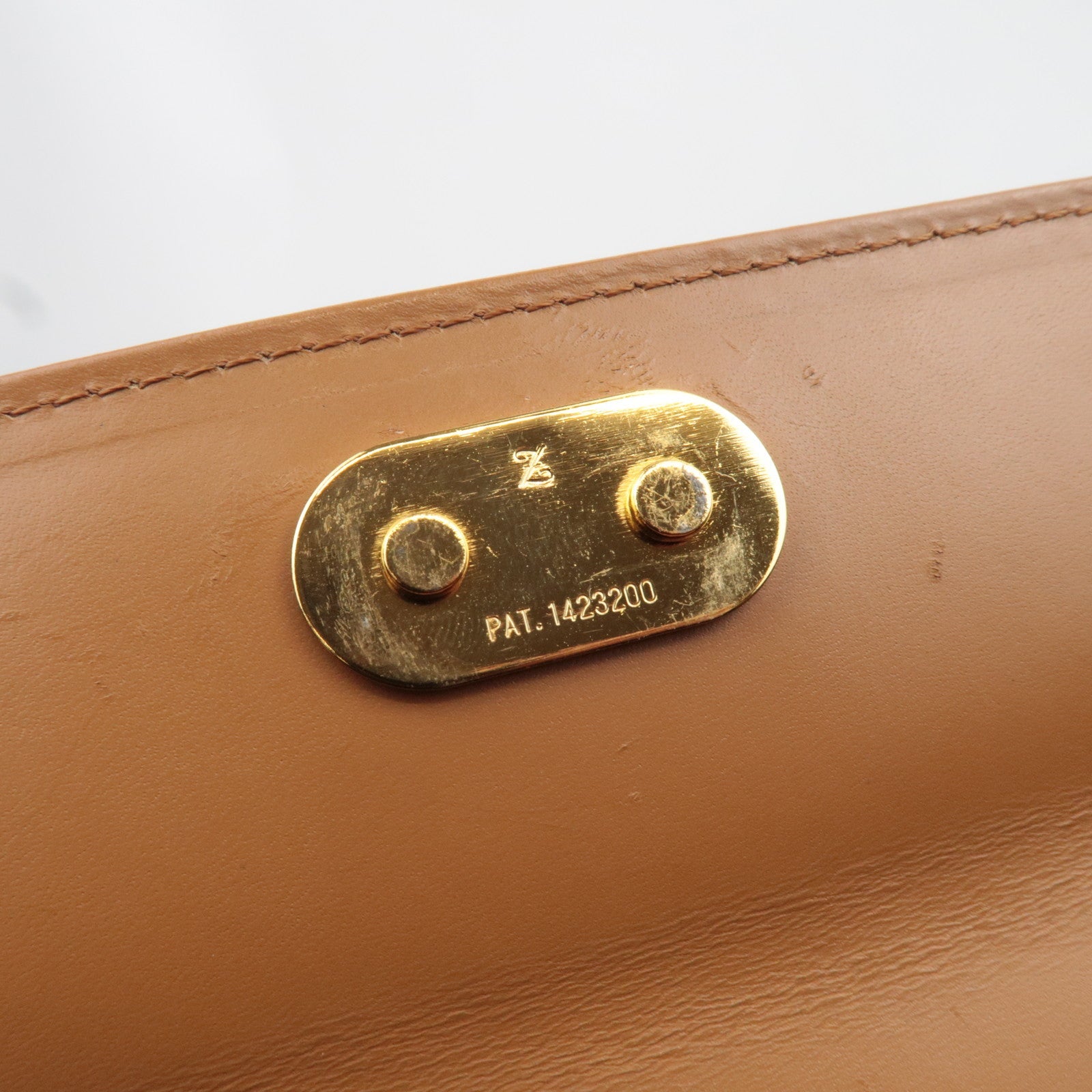 SAINT LAURENT YSL Logo Leather Handbag Black Brown