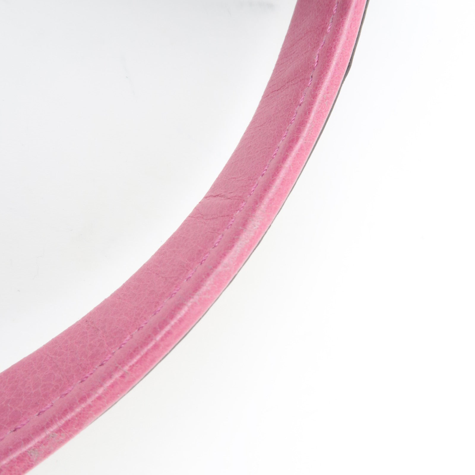 COACH Signature 2Way Canvas Leather Handbag Beige Pink 19034