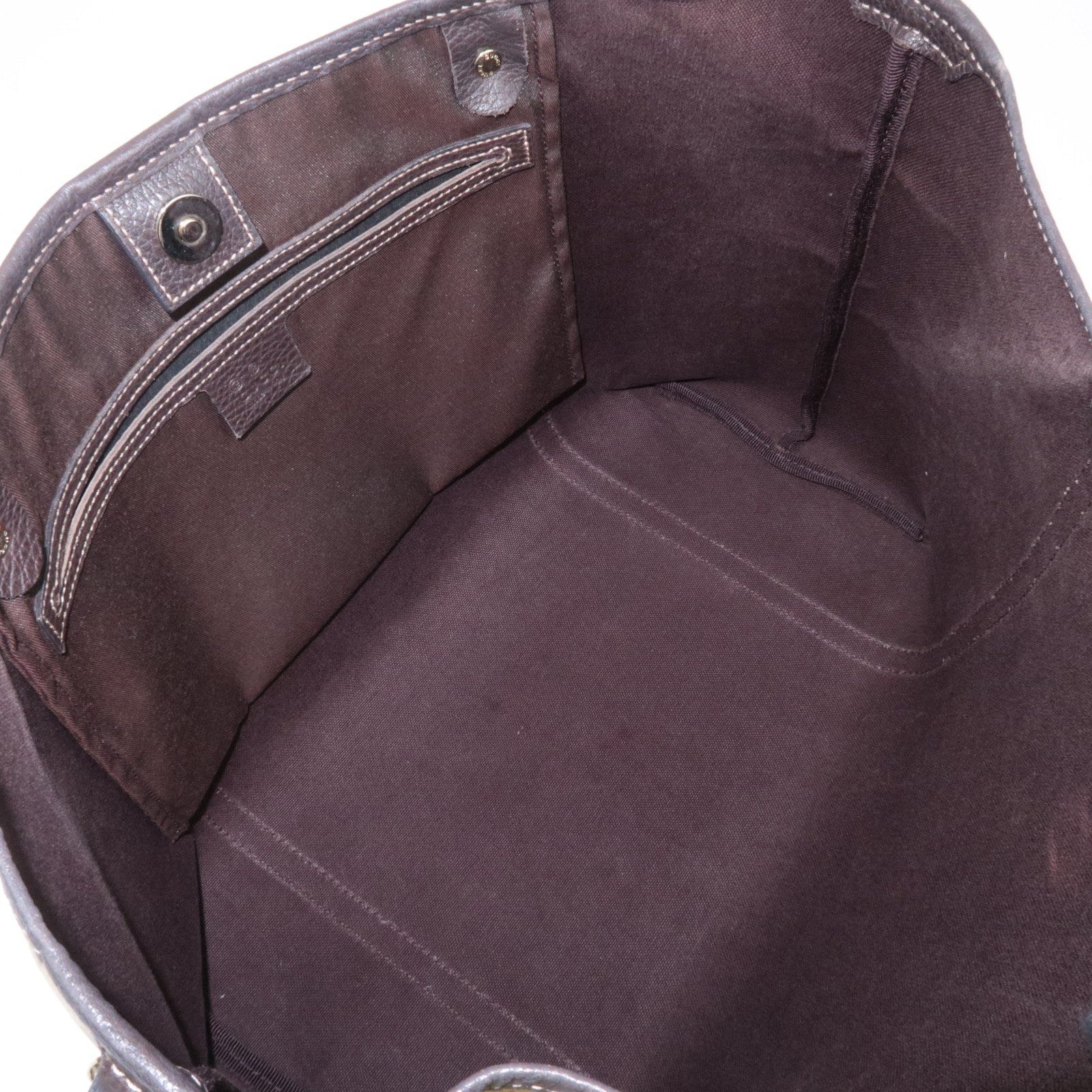 GUCCI GG Crystal Tote Bag Beige Brown