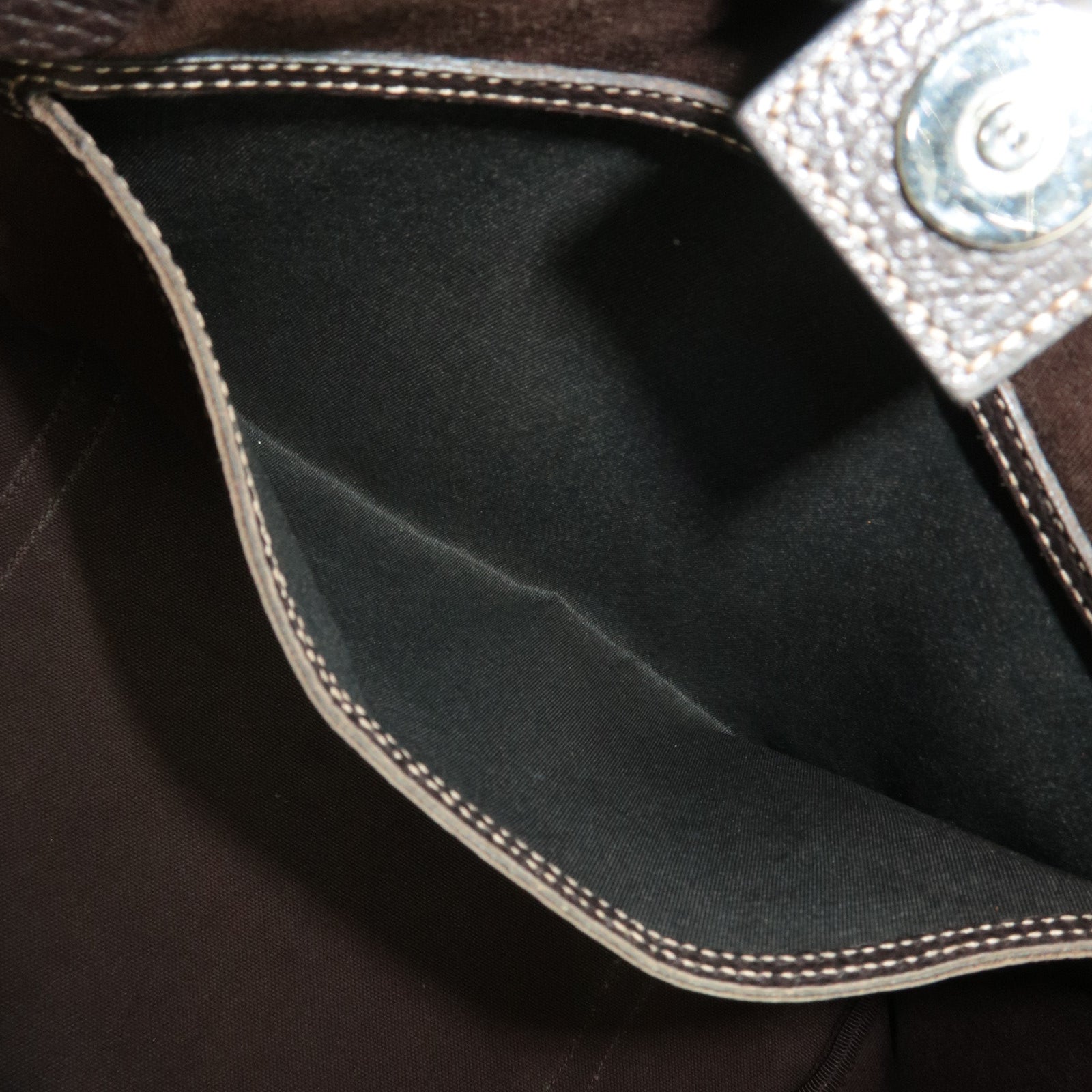 GUCCI GG Crystal Tote Bag Beige Brown