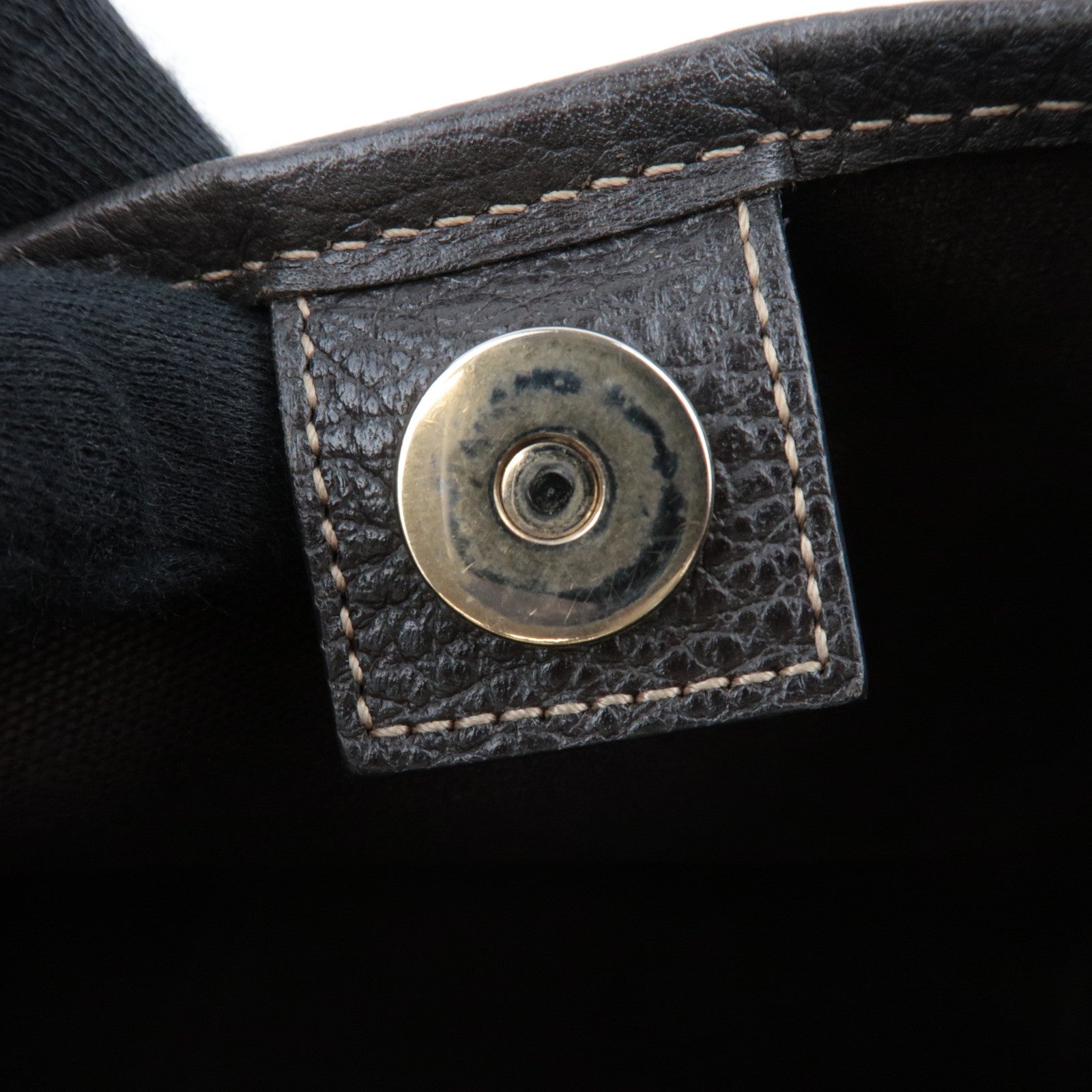 GUCCI GG Crystal Tote Bag Beige Brown