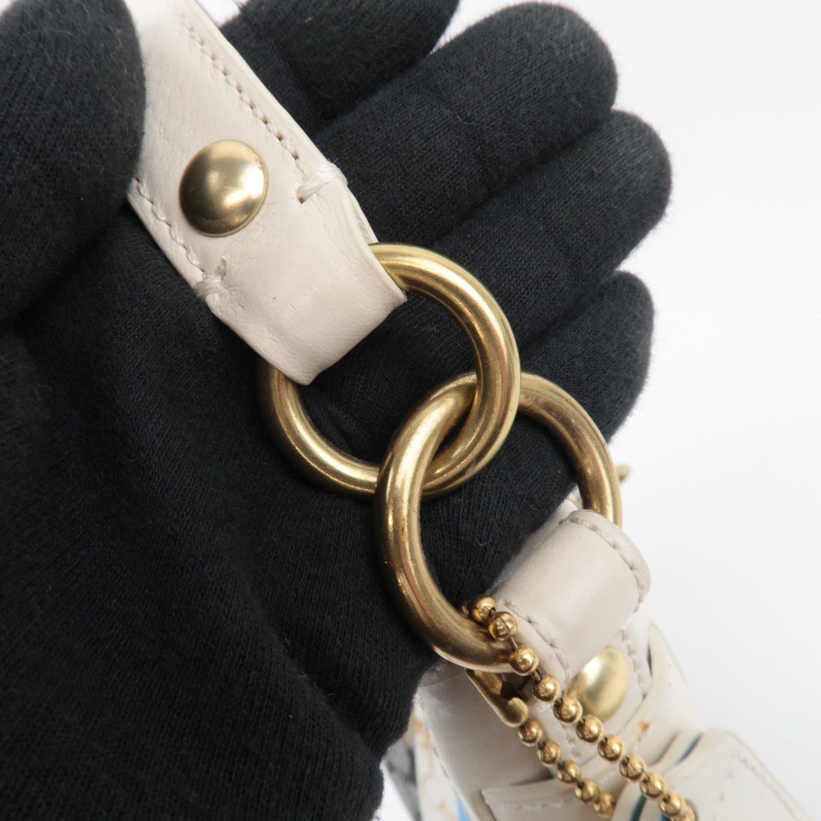 COACH Signature PVC Leather Shoulder Bag 13193 *Dust bag