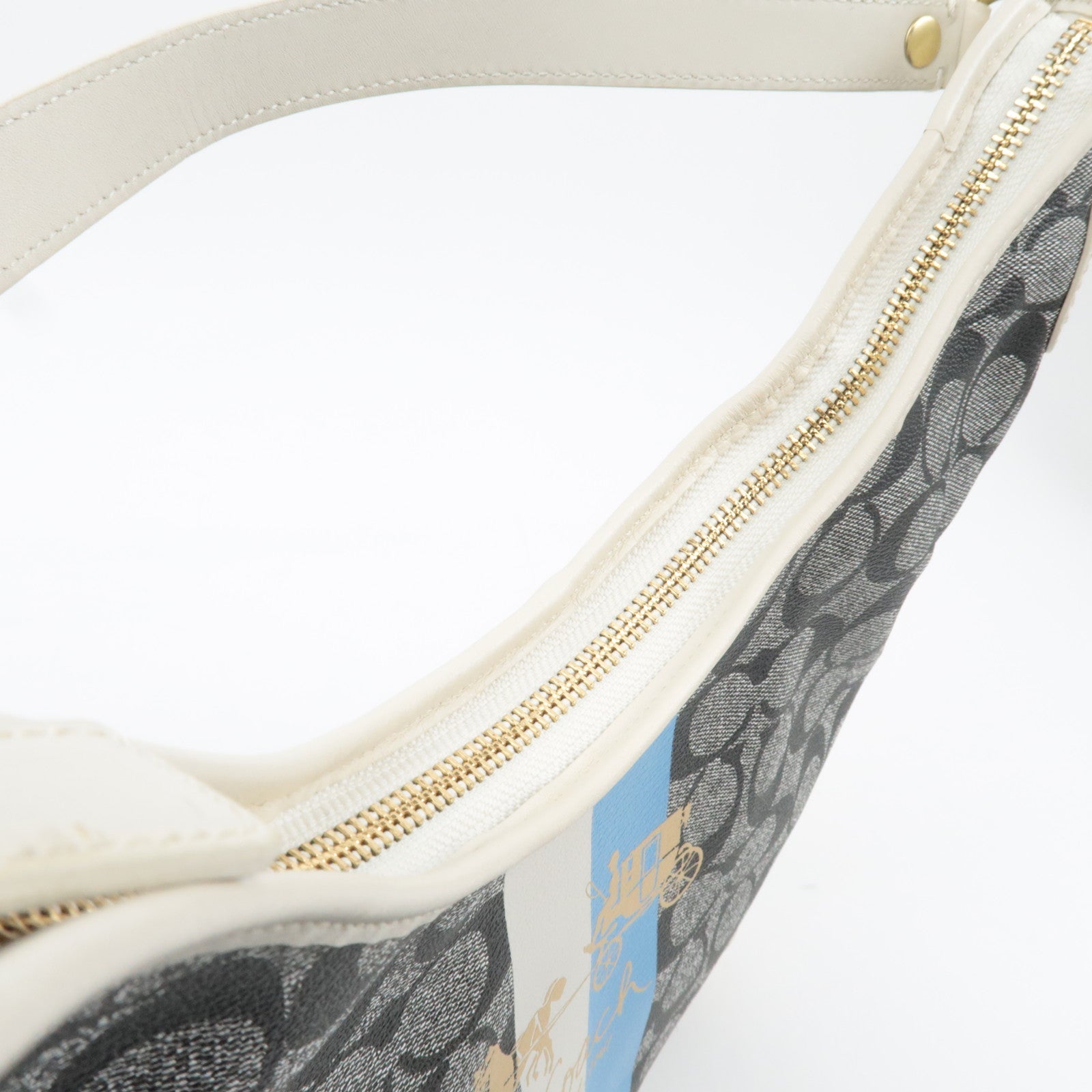 COACH Signature PVC Leather Shoulder Bag 13193 *Dust bag