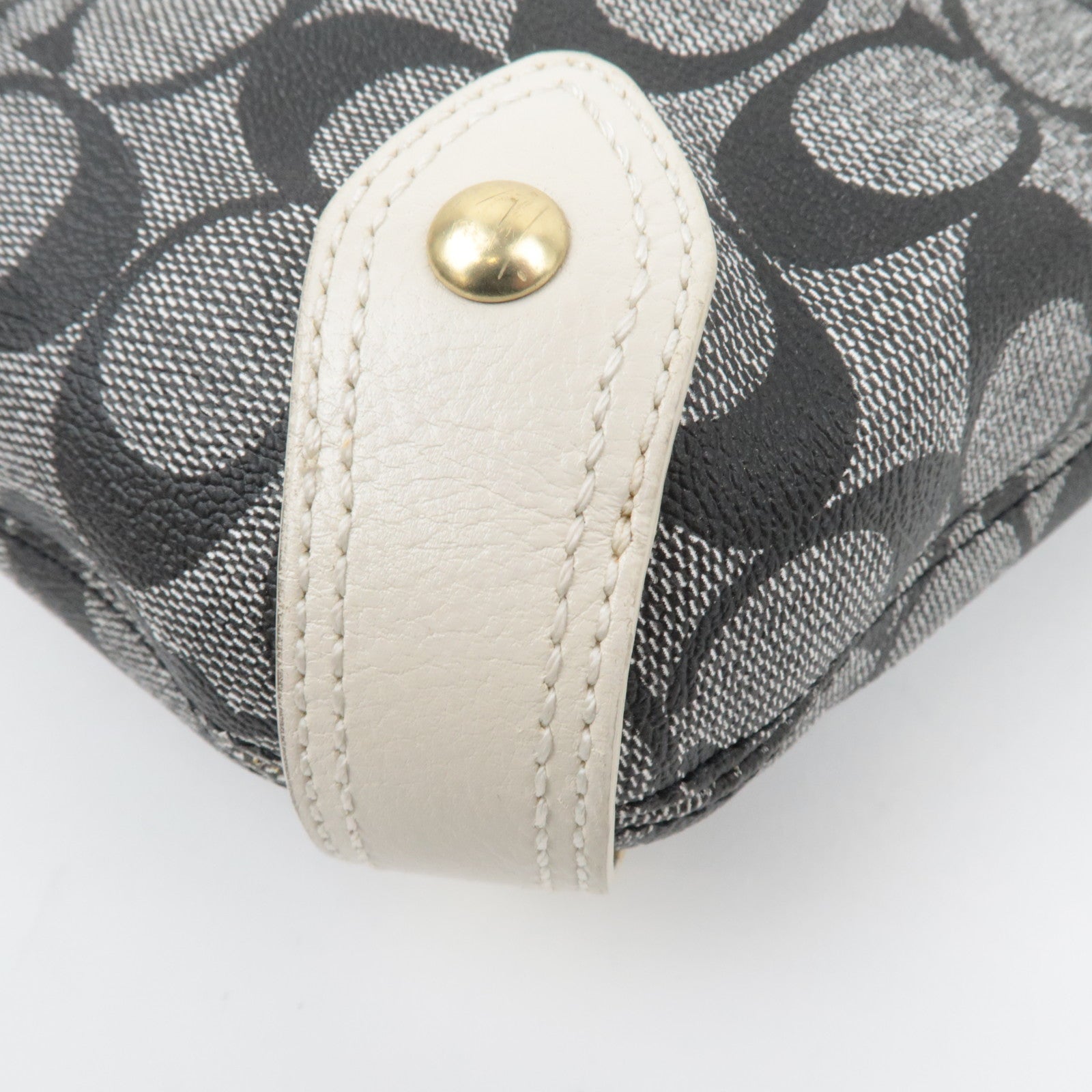 COACH Signature PVC Leather Shoulder Bag 13193 *Dust bag