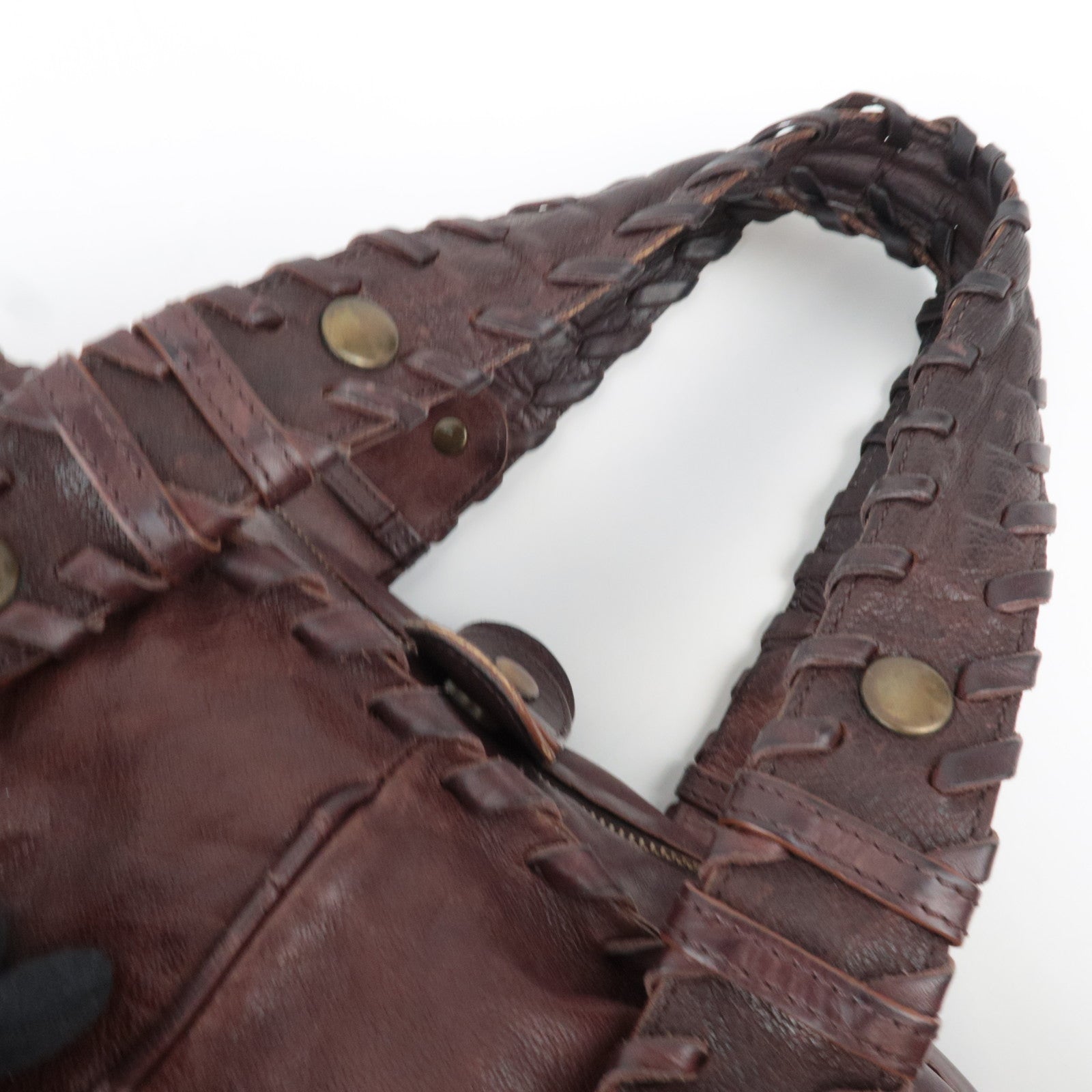 Chloe Silverado Leather Handbag Brown