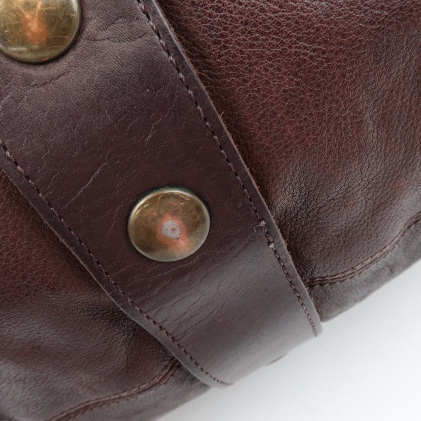Chloe Silverado Leather Handbag Brown