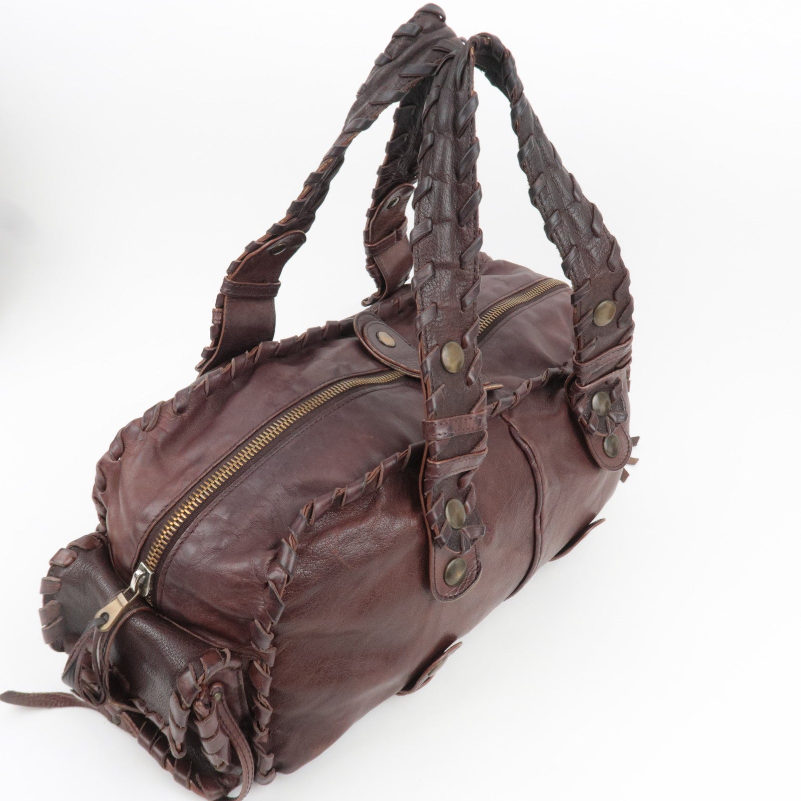 Chloe Silverado Leather Handbag Brown