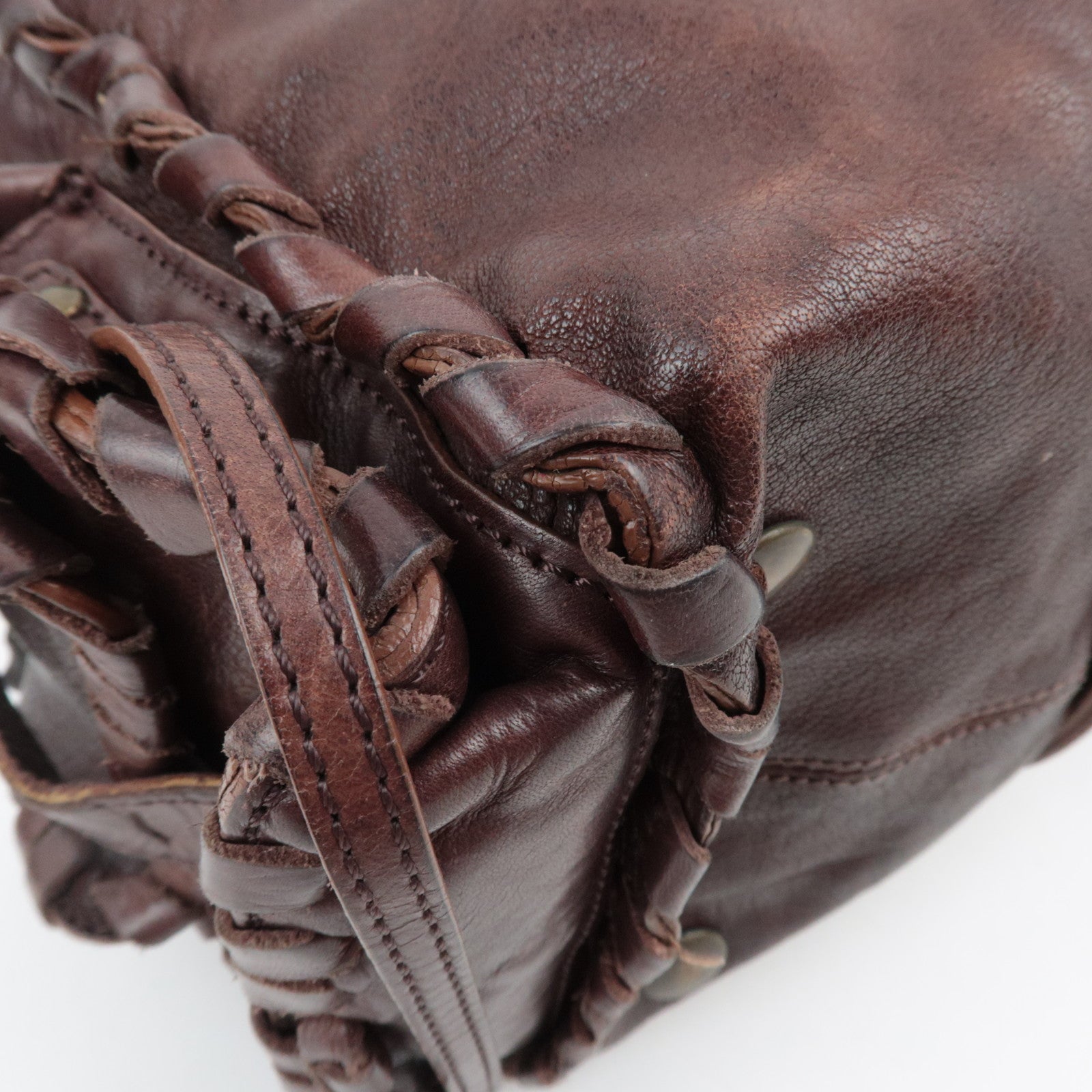 Chloe Silverado Leather Handbag Brown