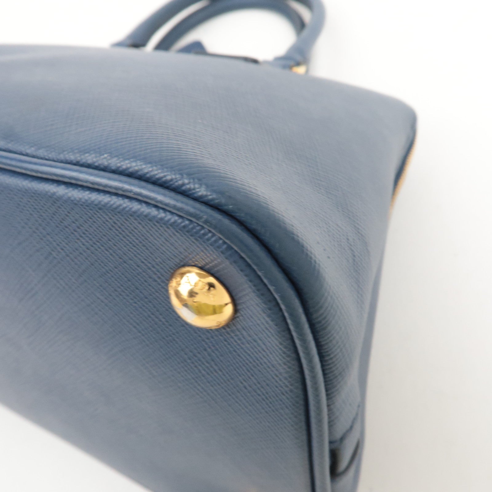 PRADA Saffiano Leather Handbag Blue