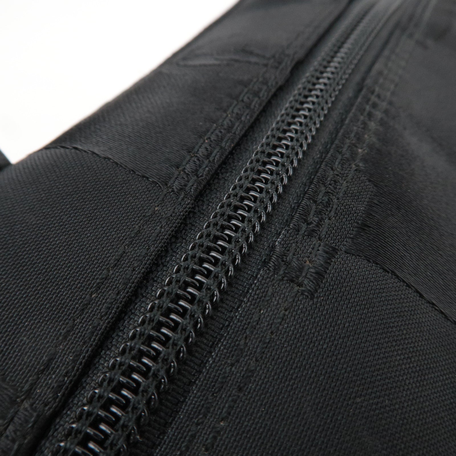 SAINT LAURENT YSL Nylon Leather Handbag Black