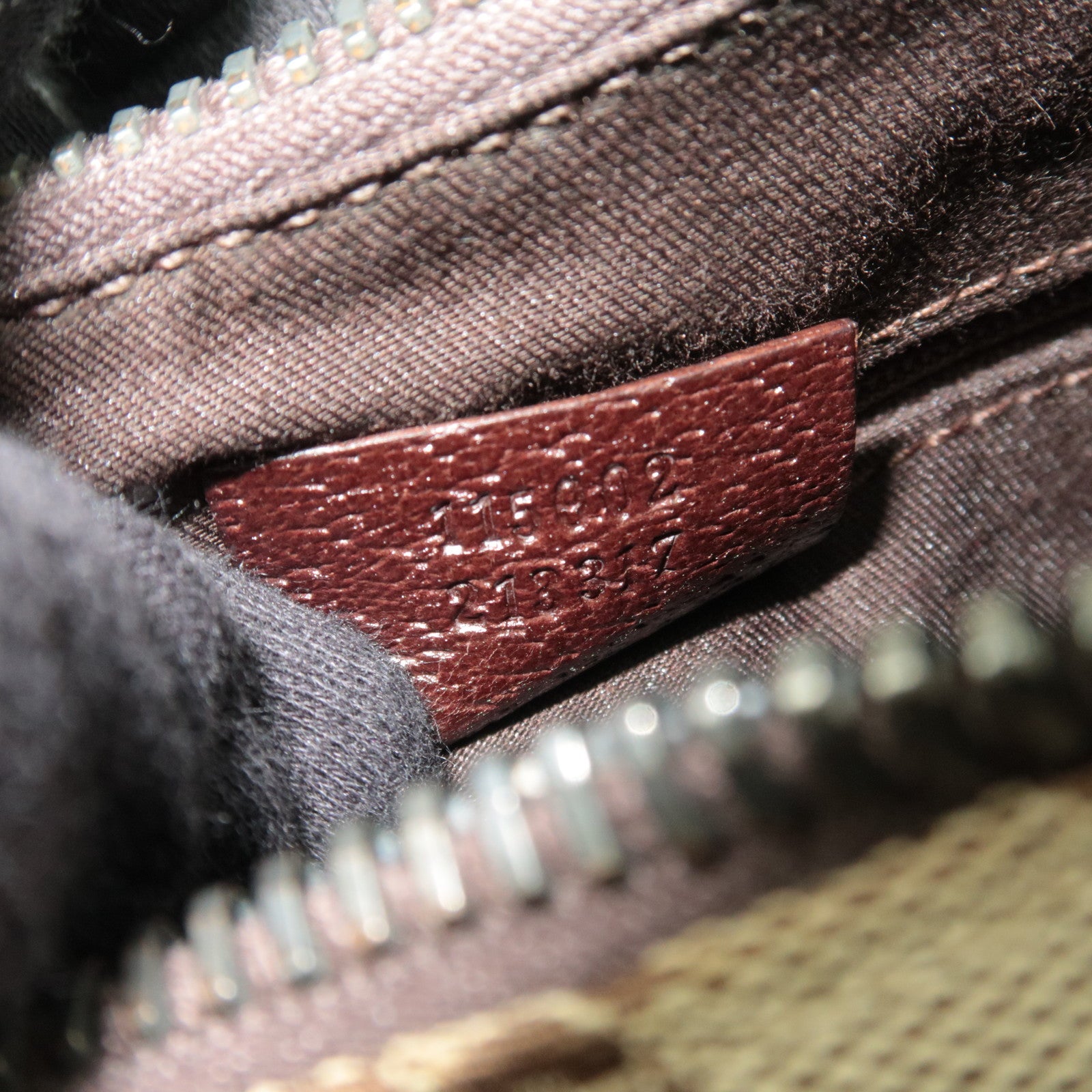 GUCCI GG Canvas Hobo Shoulder Bag Beige 115002