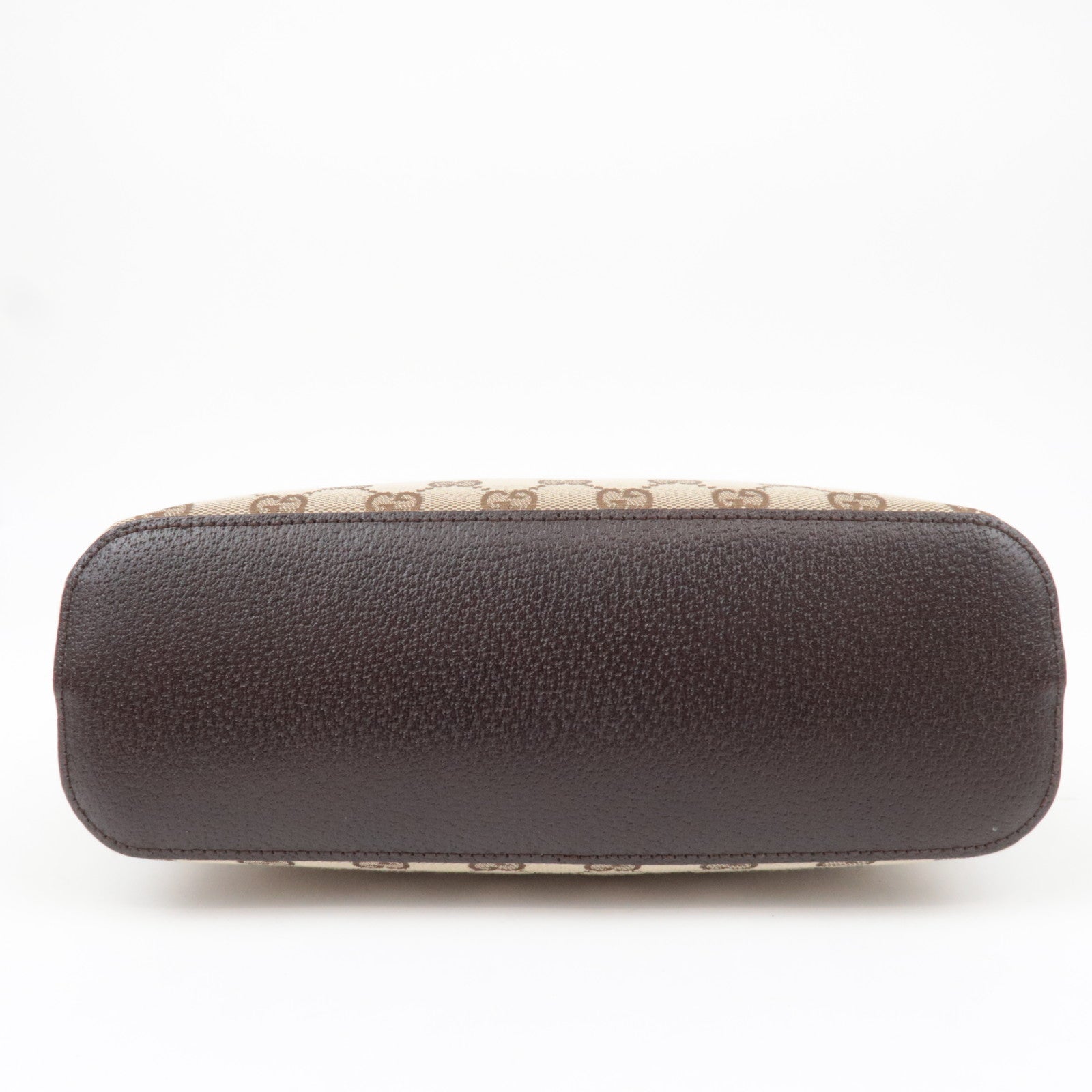 GUCCI GG Canvas Hobo Shoulder Bag Beige 115002