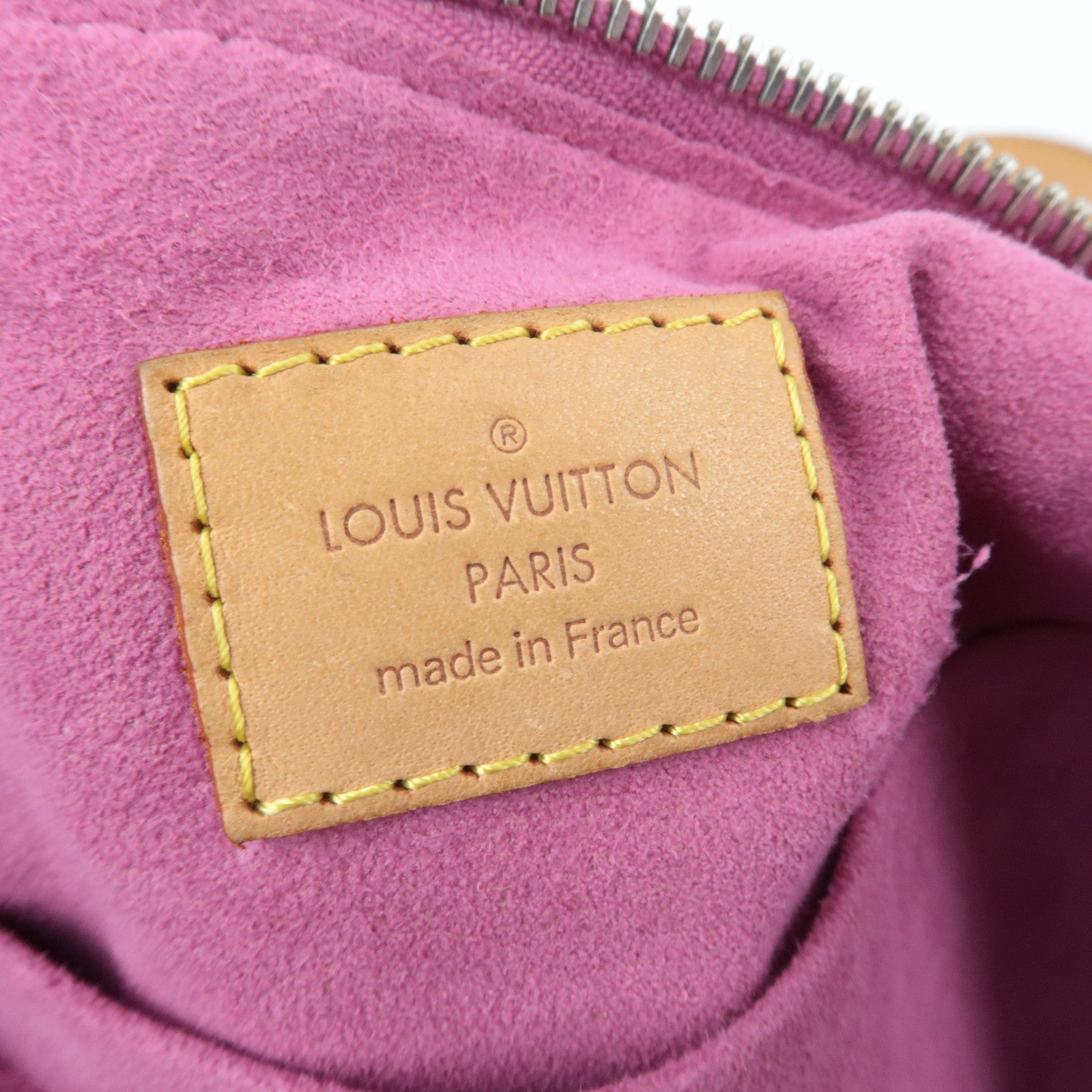 Louis Vuitton Monogram Denim Baggy GM Shoulder Bag Pink M95210