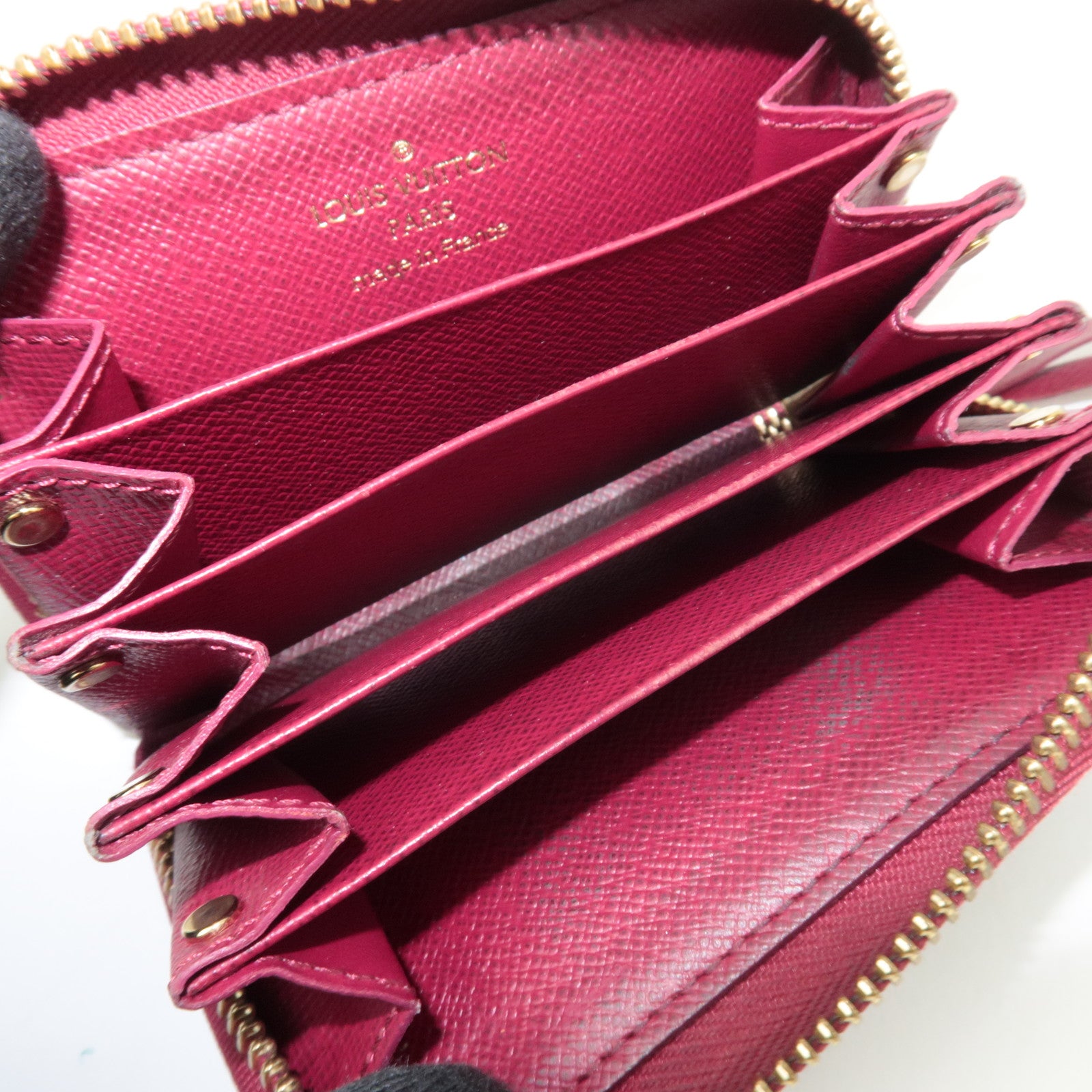 Louis Vuitton Monogram Multi Cartes Coin Case Fuchsia M61299