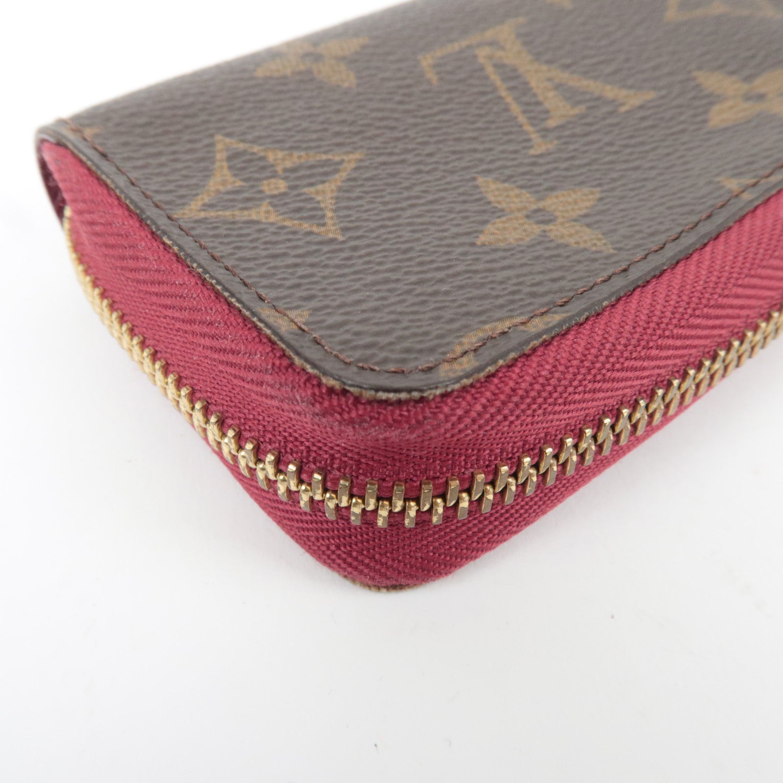 Louis Vuitton Monogram Multi Cartes Coin Case Fuchsia M61299