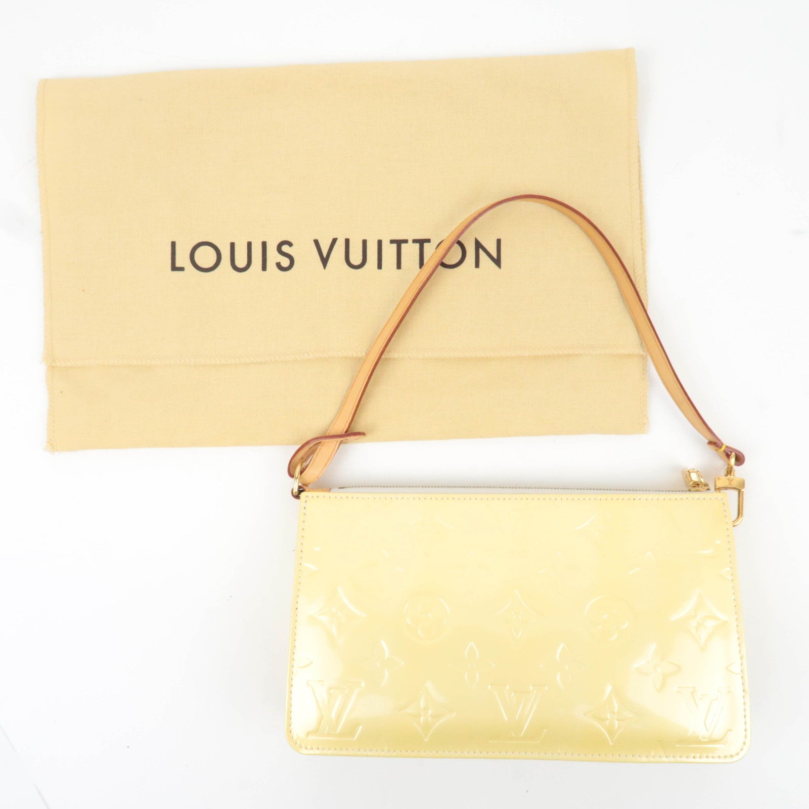 Louis Vuitton Monogram Vernis Lexington Handbag Perle M91345