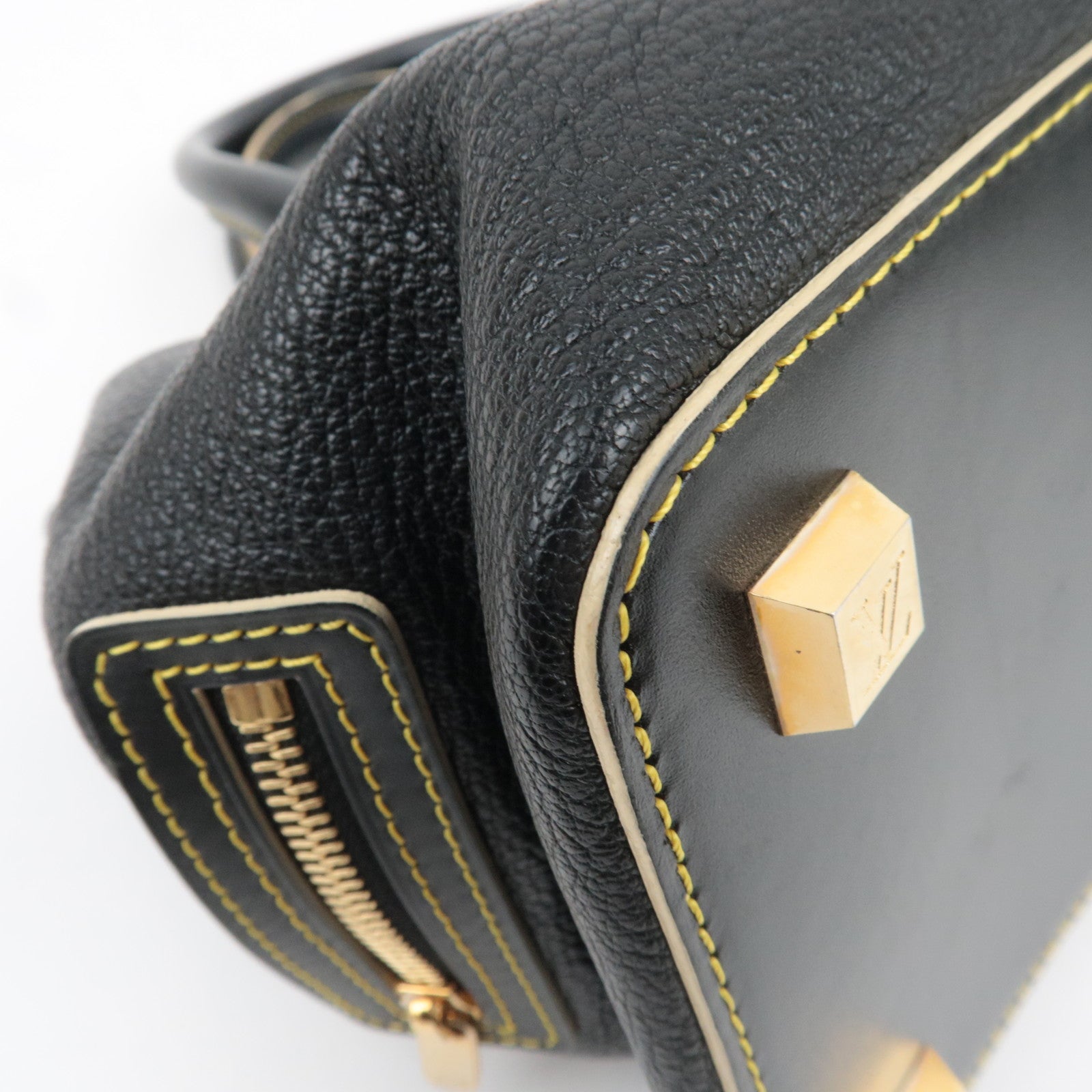 Louis Vuitton Suhali Angenieux PM Handbag Noir M91805