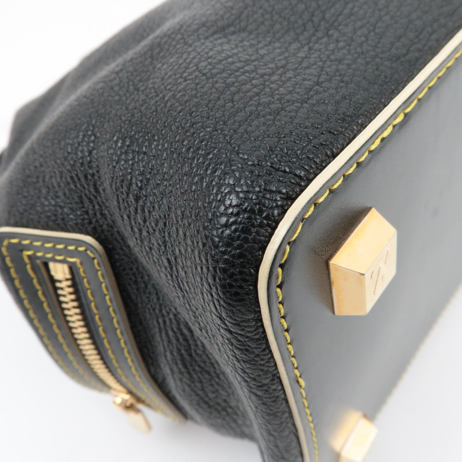 Louis Vuitton Suhali Angenieux PM Handbag Noir M91805