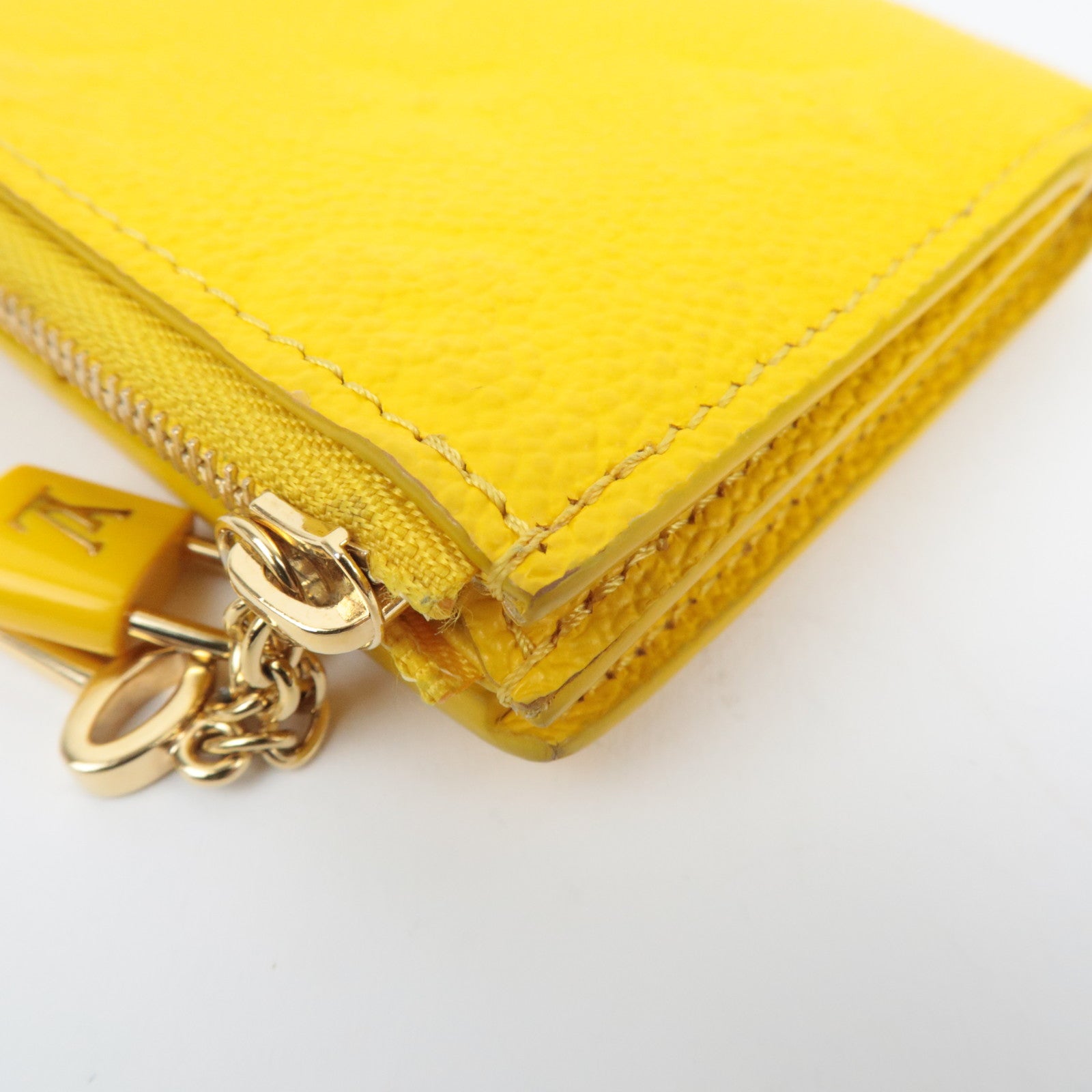 Louis Vuitton Monogram Empreinte Portefeuille Lisa Wallet Ginkgo Yellow M13579