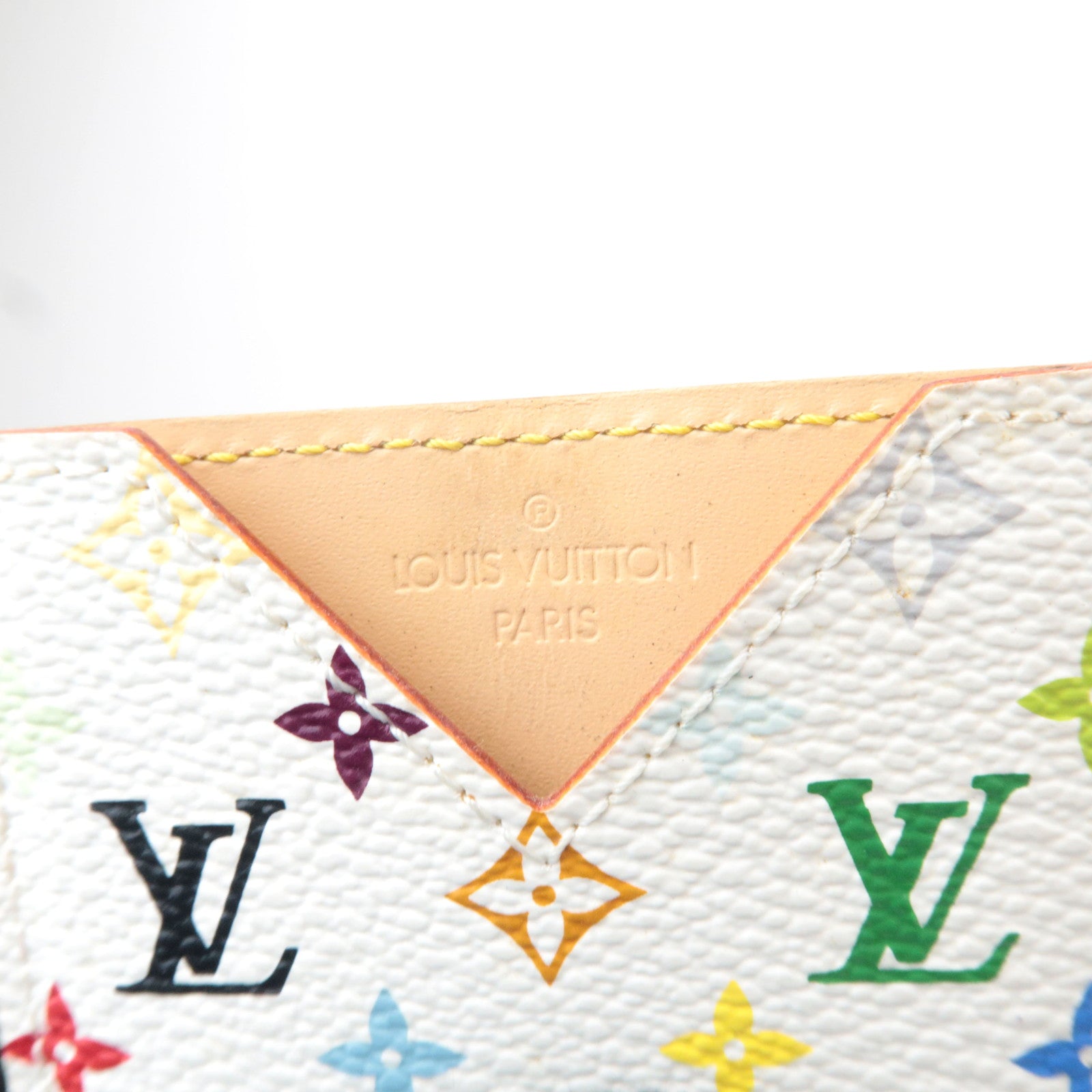 Louis Vuitton Monogram Multicolore Etui Miroir Compact Mirror Blanc M92651