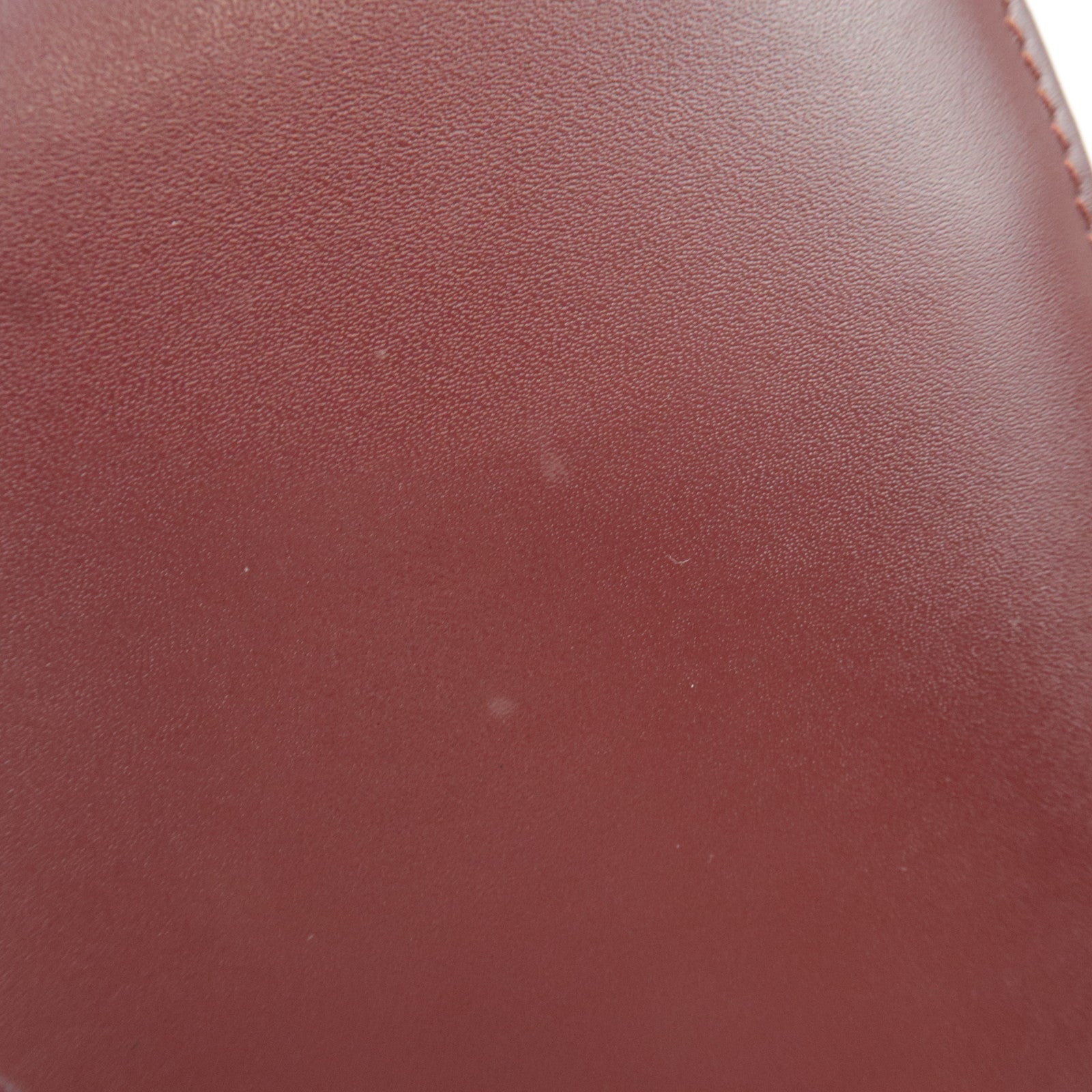 Cartier Must Line Leather Clutch Bag Bordeaux