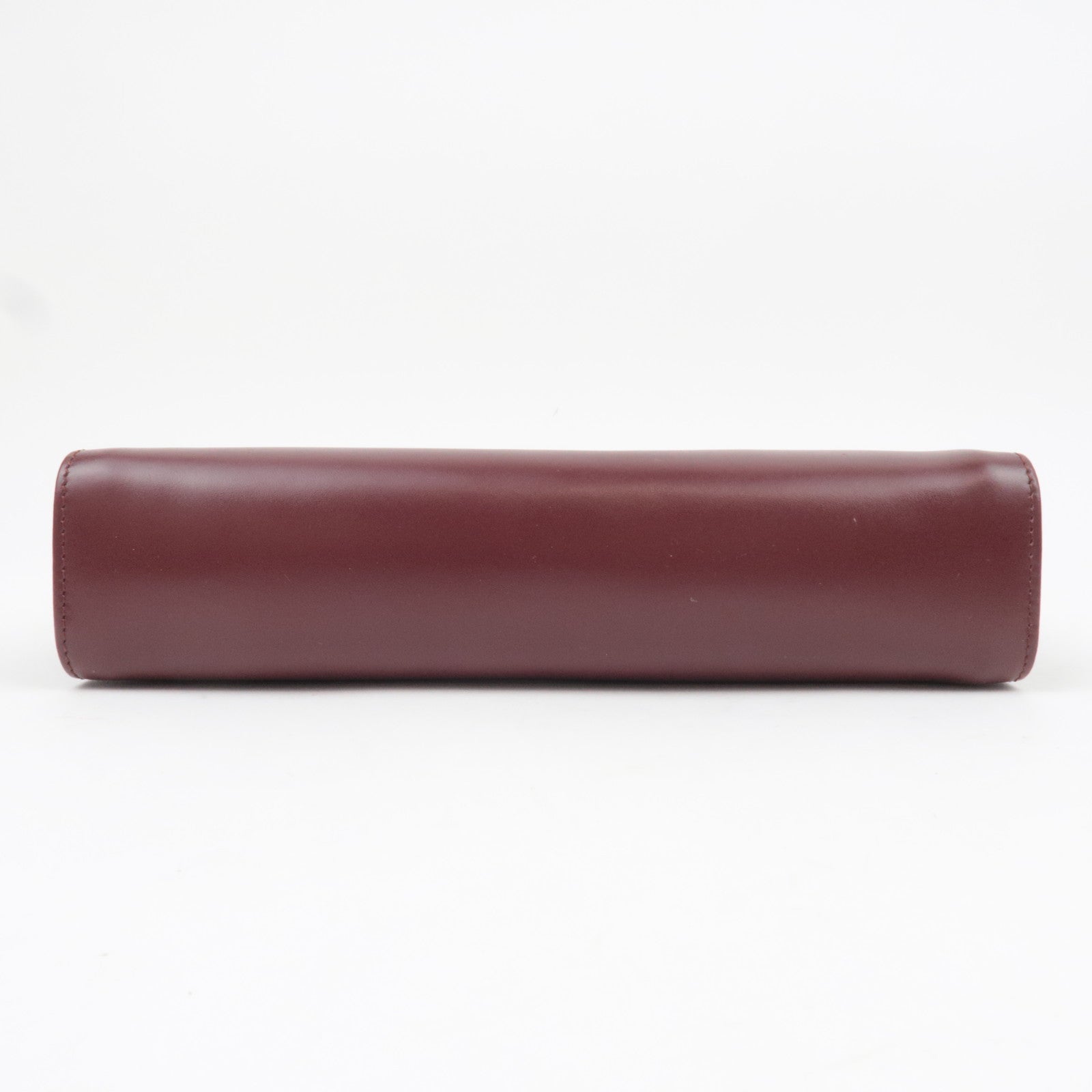 Cartier Must Line Leather Clutch Bag Bordeaux