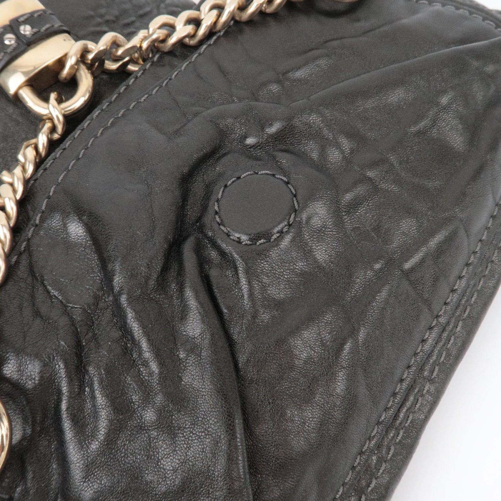 Chloe Capsule Paddington Small Leather Shoulder Bag Black