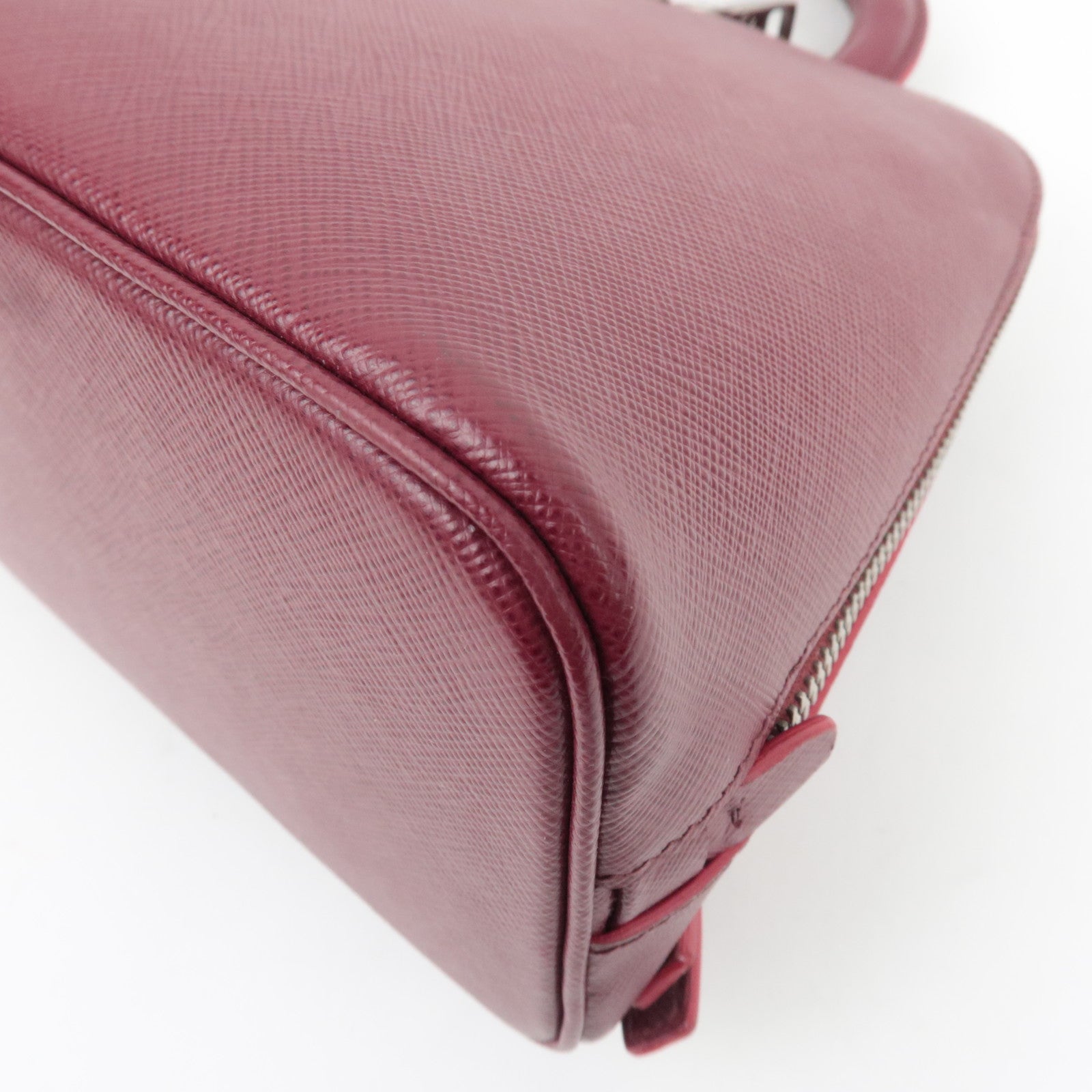 PRADA Saffiano Leather 2Way Backpack Bordeaux