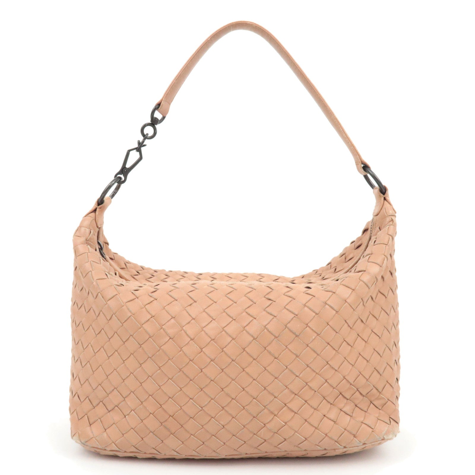 BOTTEGA VENETA Intrecciato Leather Shoulder Bag Beige87046