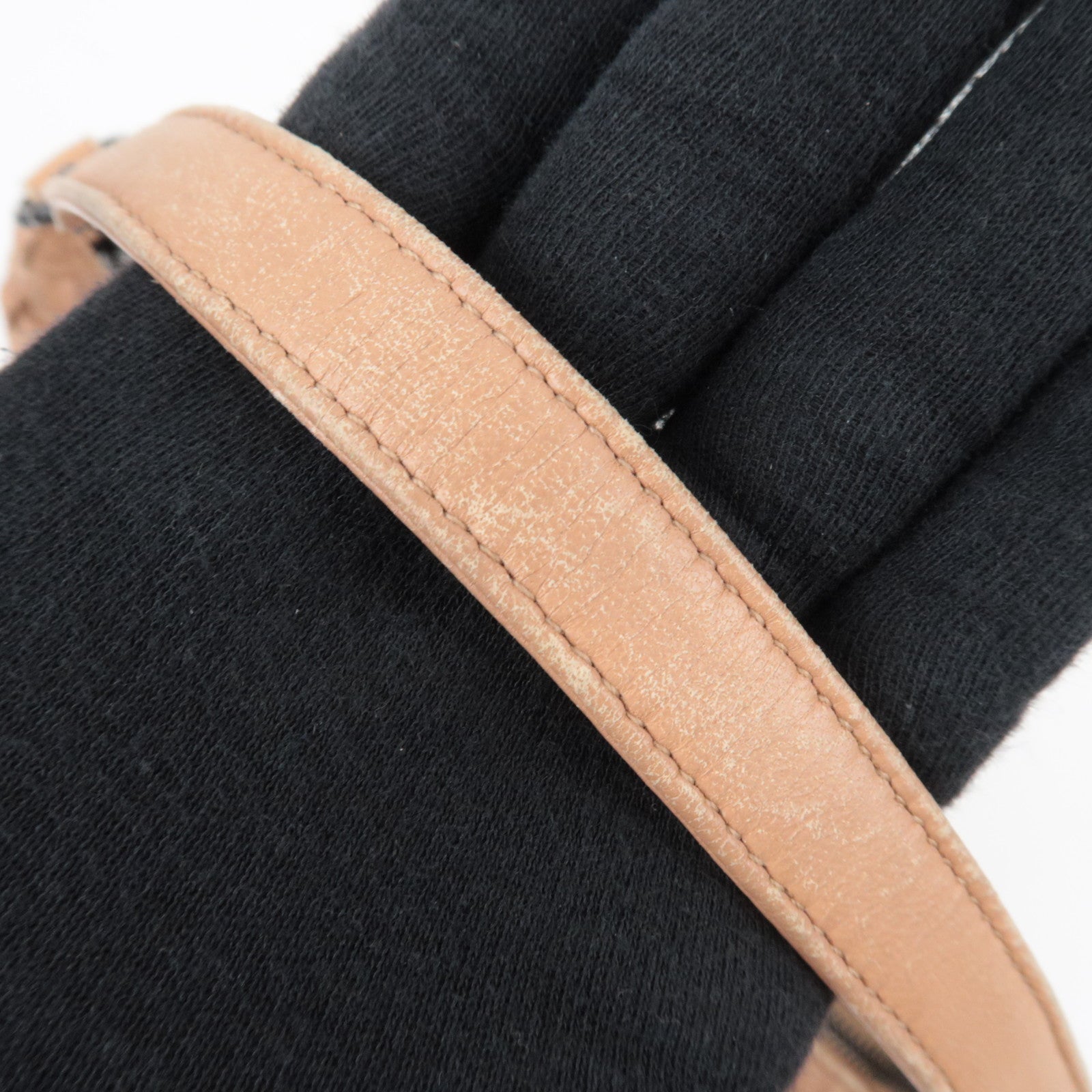 BOTTEGA VENETA Intrecciato Leather Shoulder Bag Beige