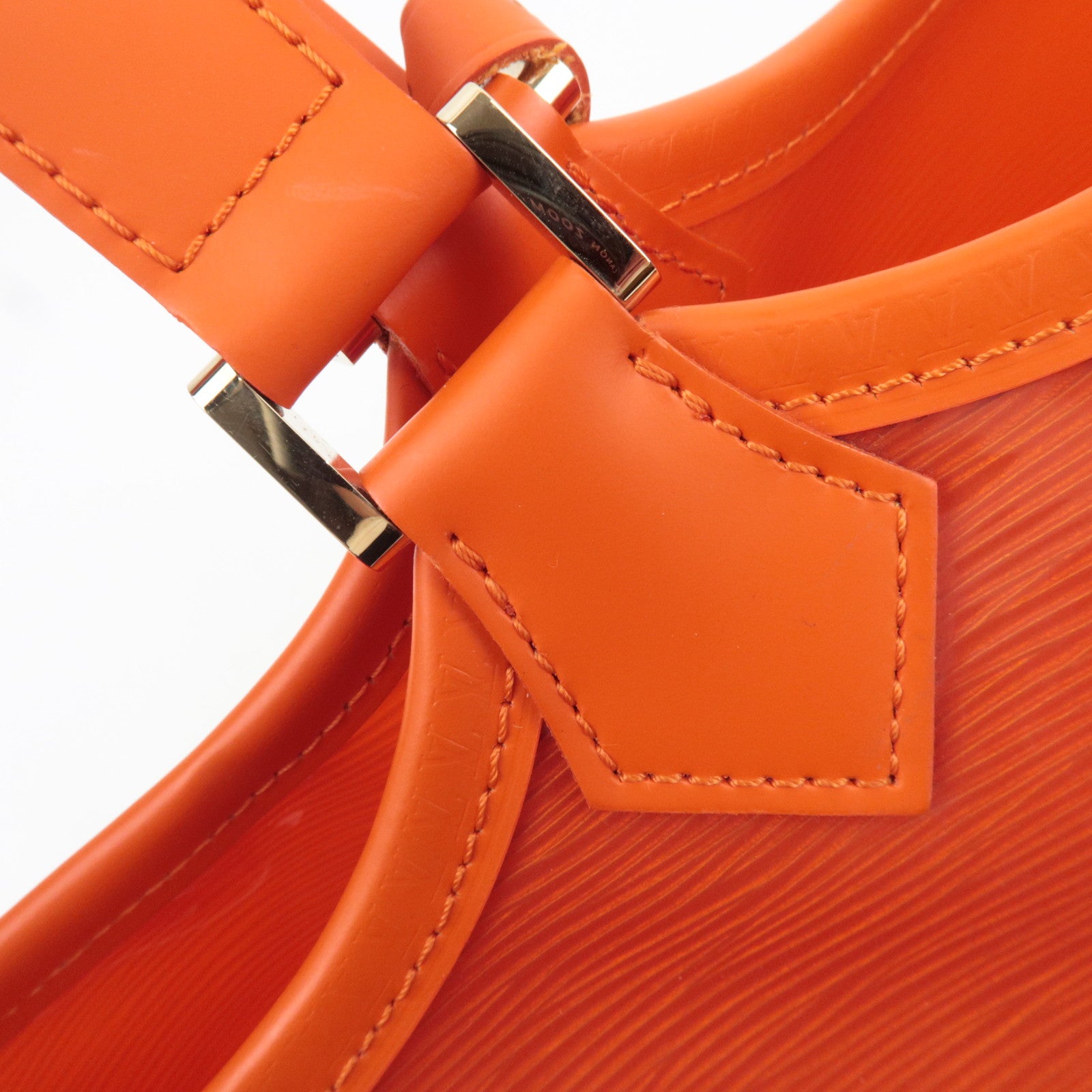 Louis Vuitton Epi Plage Lagoon Bay Tote Bag Vinyl Leather Orange M92264