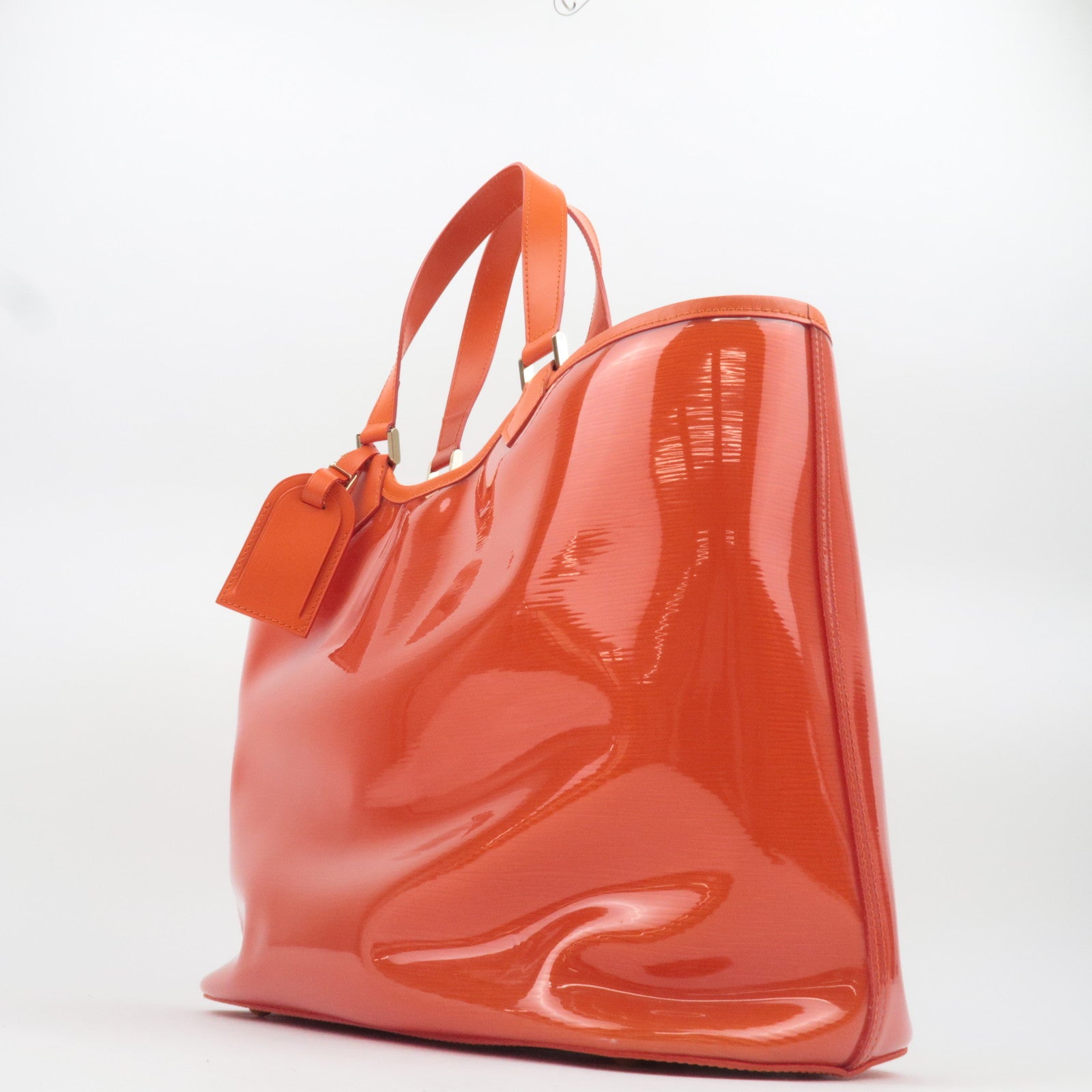 Louis Vuitton Epi Plage Lagoon Bay Tote Bag Vinyl Leather Orange M92264