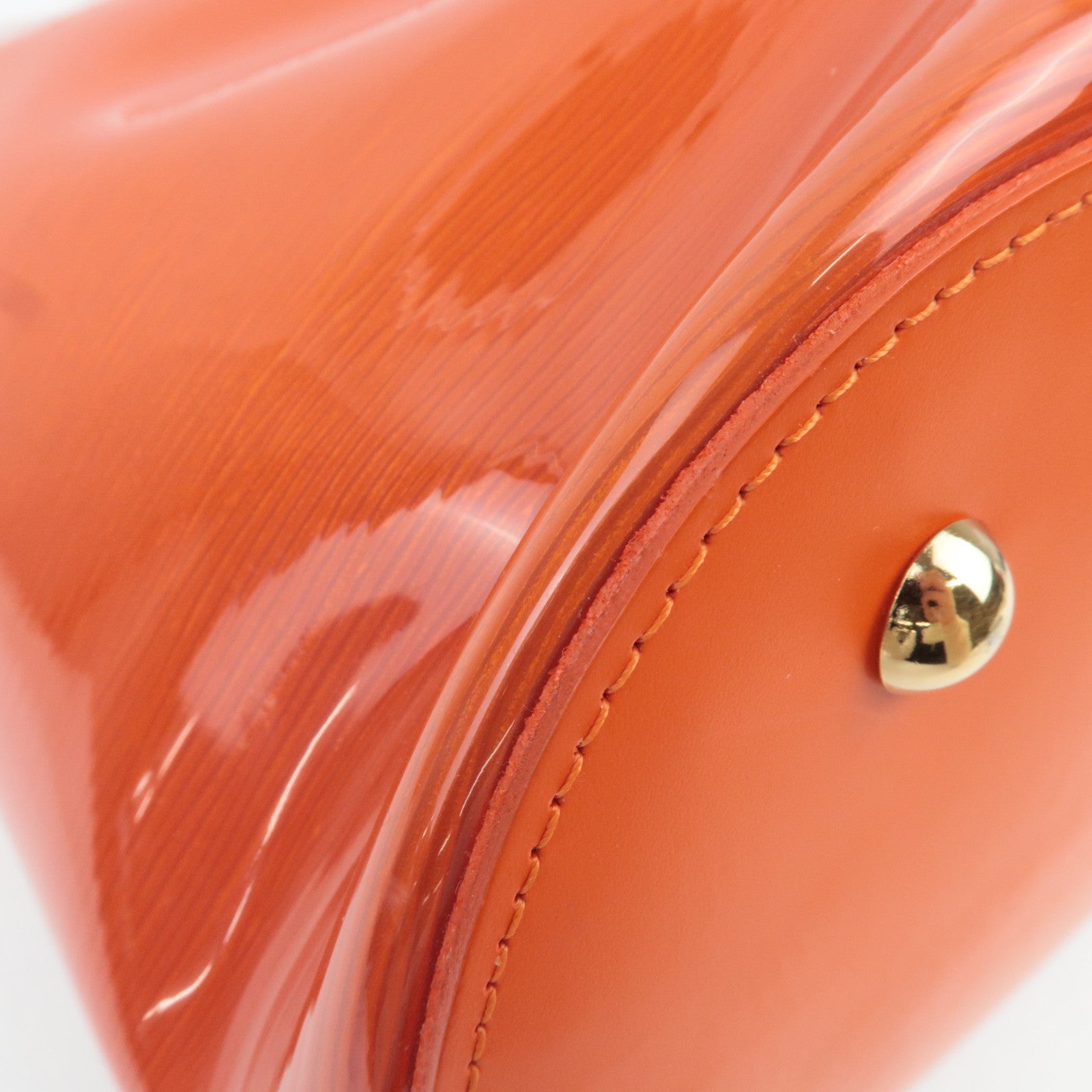 Louis Vuitton Epi Plage Lagoon Bay Tote Bag Vinyl Leather Orange M92264