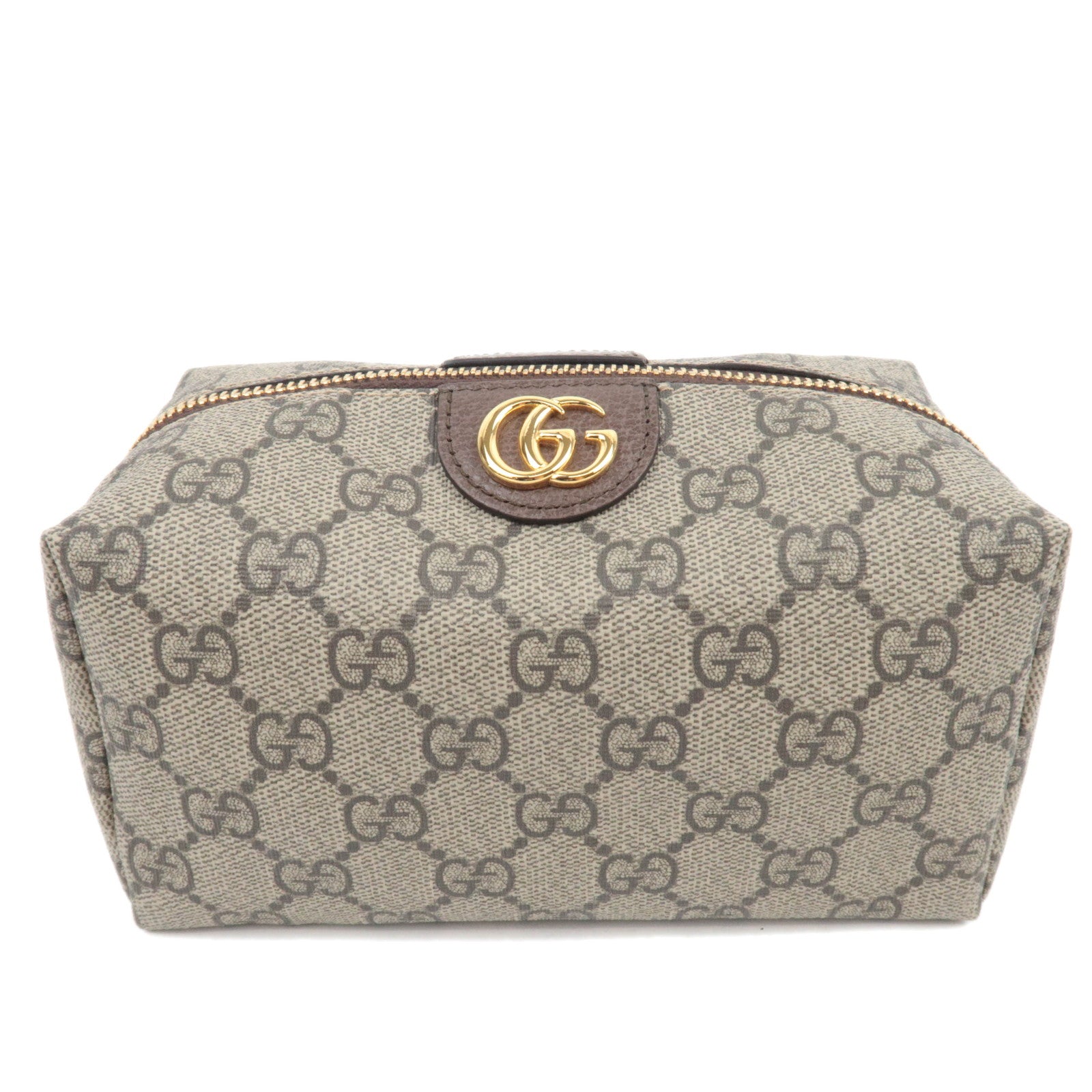 GUCCI Ophidia Cosmetic Pouch GG Supreme Leather Beige 54839387118
