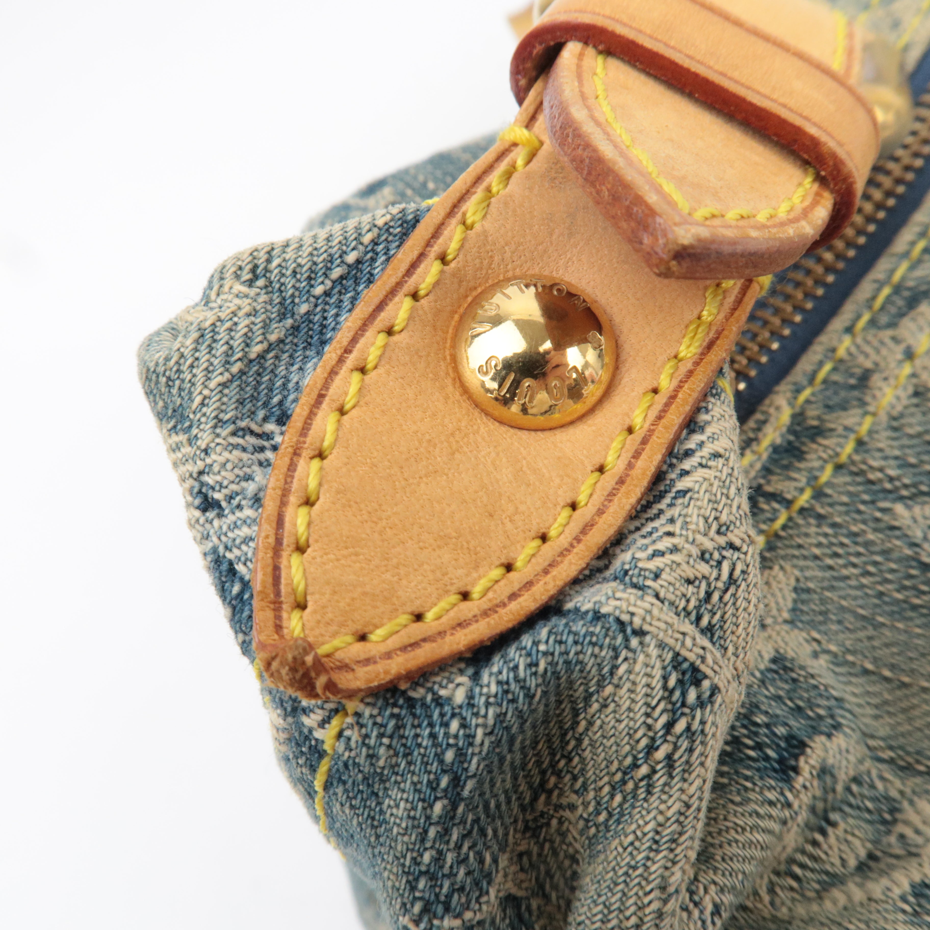 Louis Vuitton Monogram Denim Baggy PM Shoulder Bag M95049