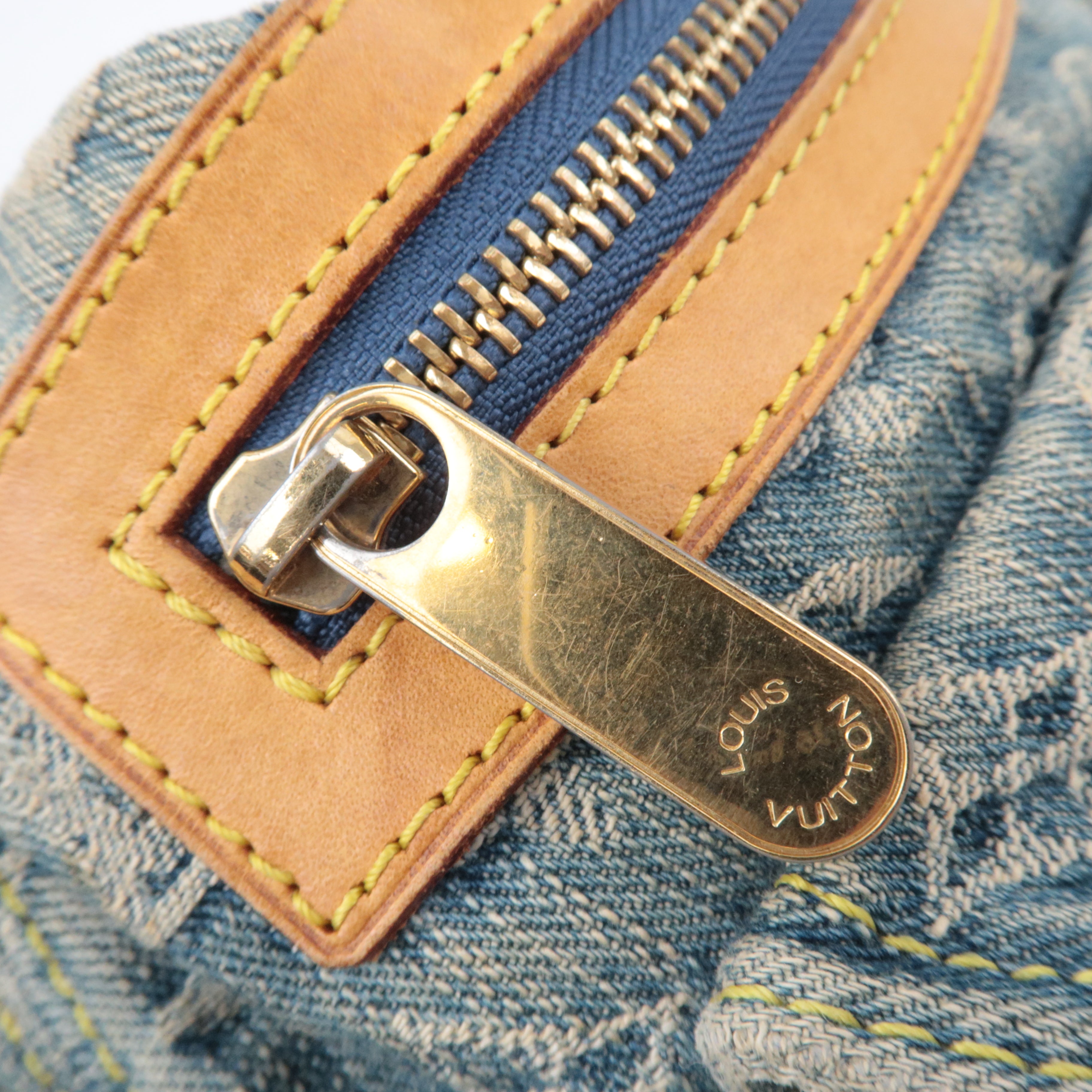 Louis Vuitton Monogram Denim Baggy PM Shoulder Bag M95049