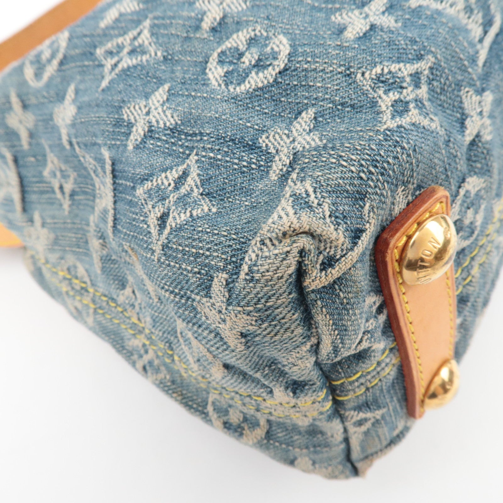 Louis Vuitton Monogram Denim Baggy PM Shoulder Bag M95049