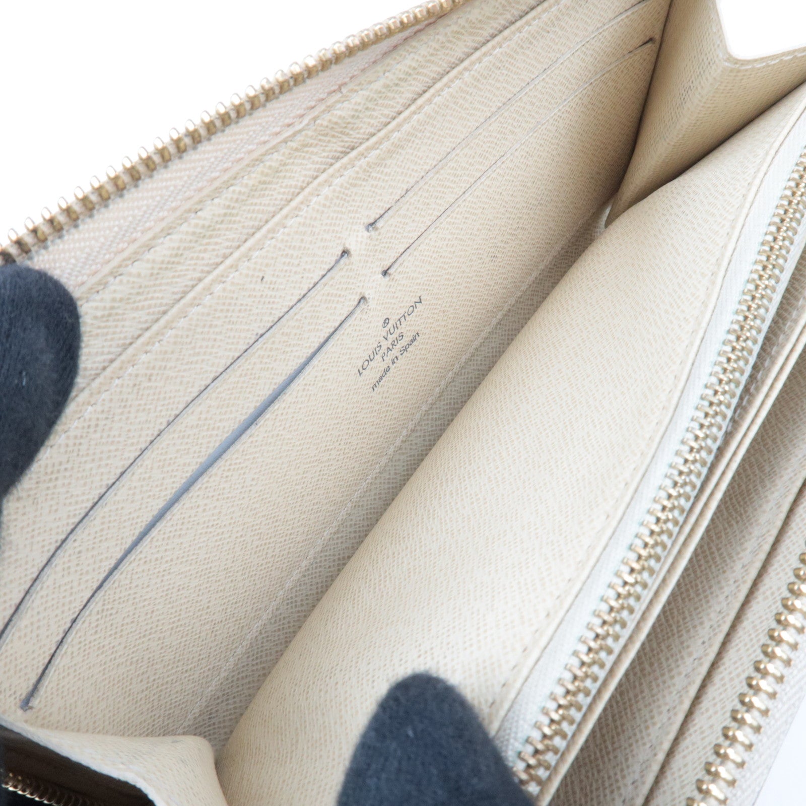 Louis Vuitton Damier Azur Zippy Long Wallet N60019