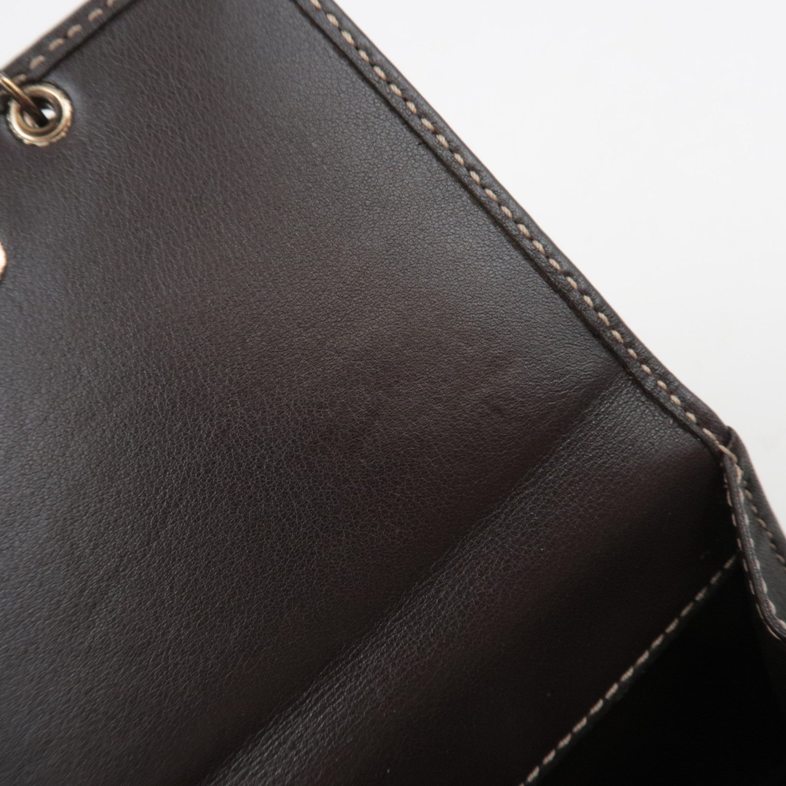 GUCCI Guccioli Chihuahua Wallet GG Canvas GG Plus Leather Beige 224224