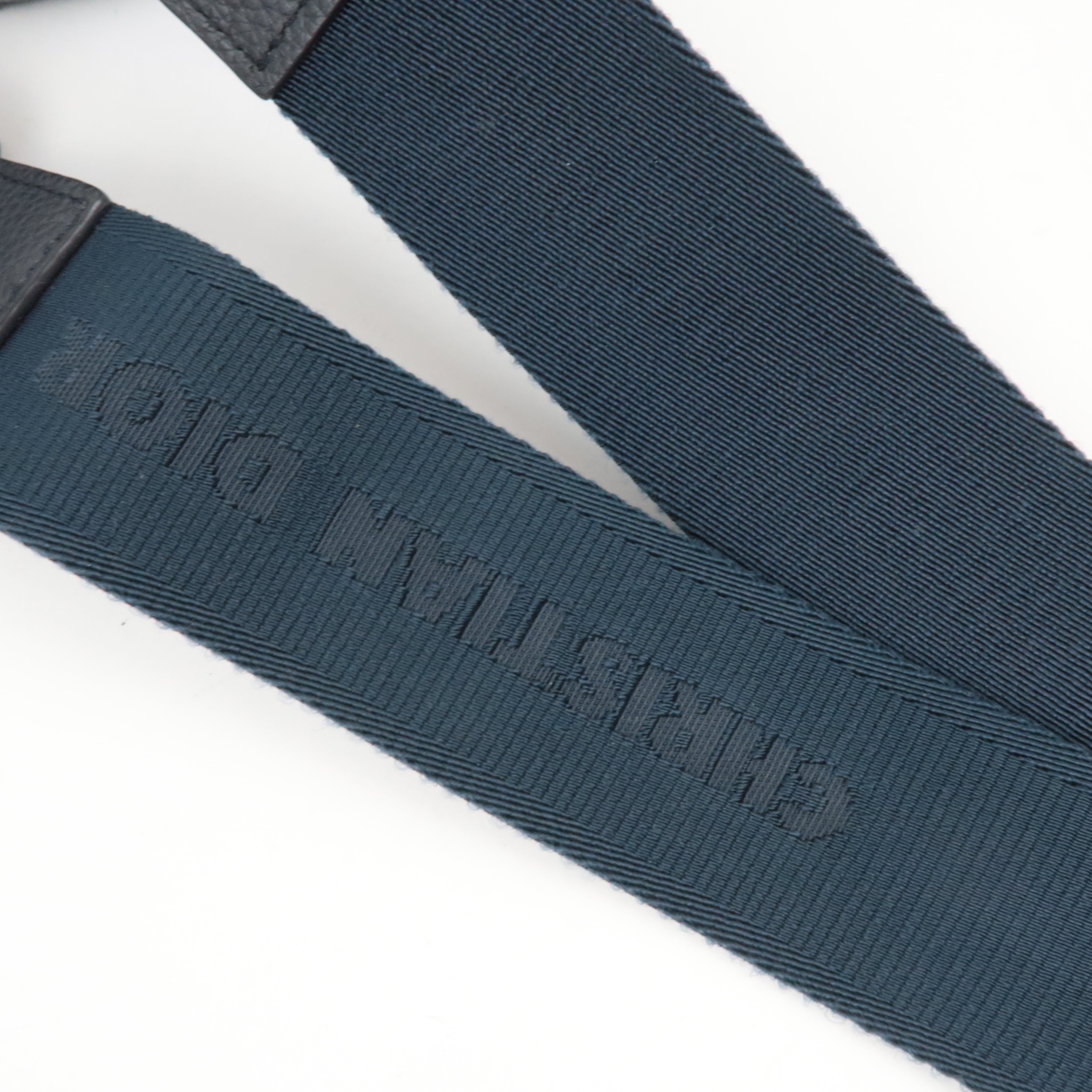 Christian Dior Dior Homme Leather Saddle Body Bag Dark Navy