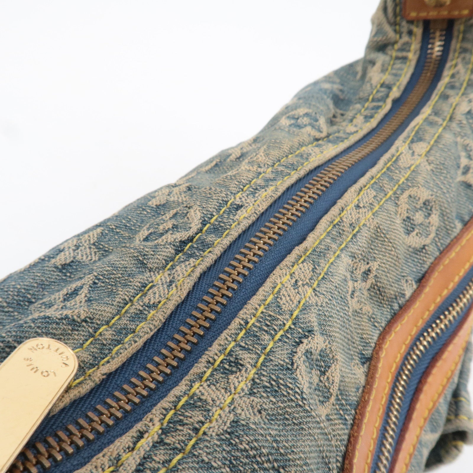 Louis Vuitton Monogram Denim Baggy PM Shoulder Bag M95049