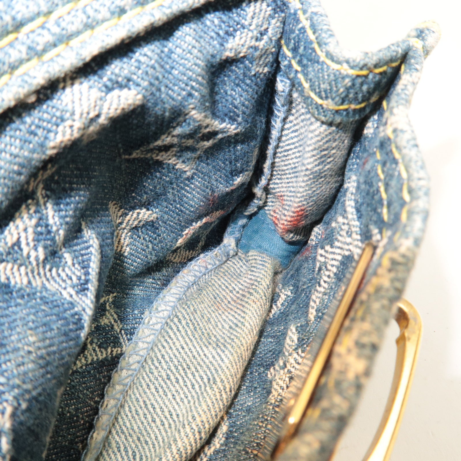 Louis Vuitton Monogram Denim Baggy PM Shoulder Bag M95049