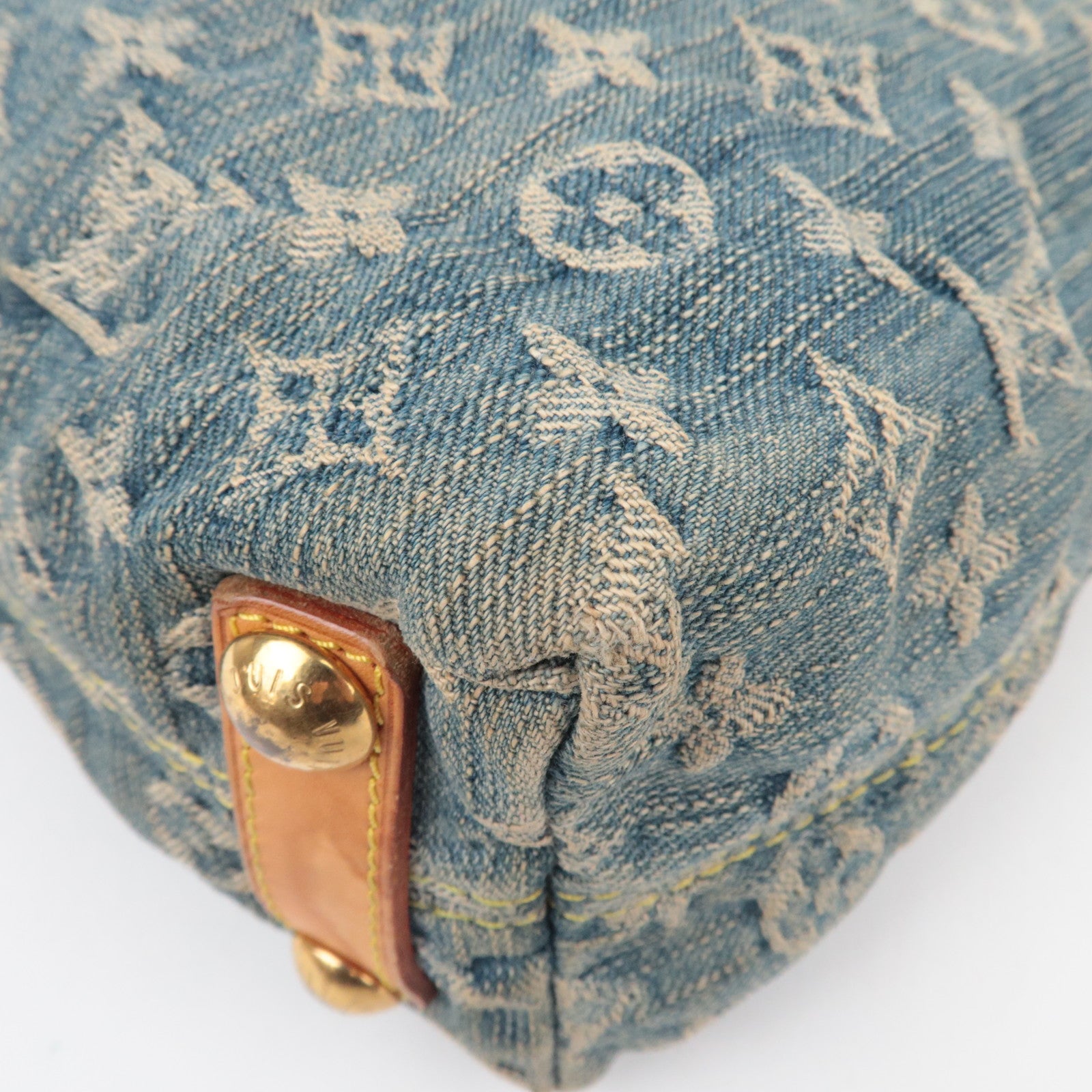 Louis Vuitton Monogram Denim Baggy PM Shoulder Bag M95049