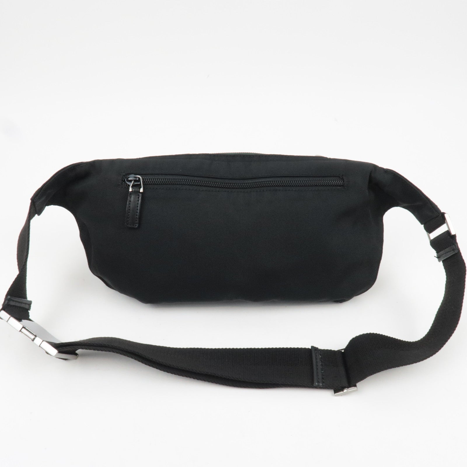 GUCCI Sherry Canvas Leather Body Bag Black 122350