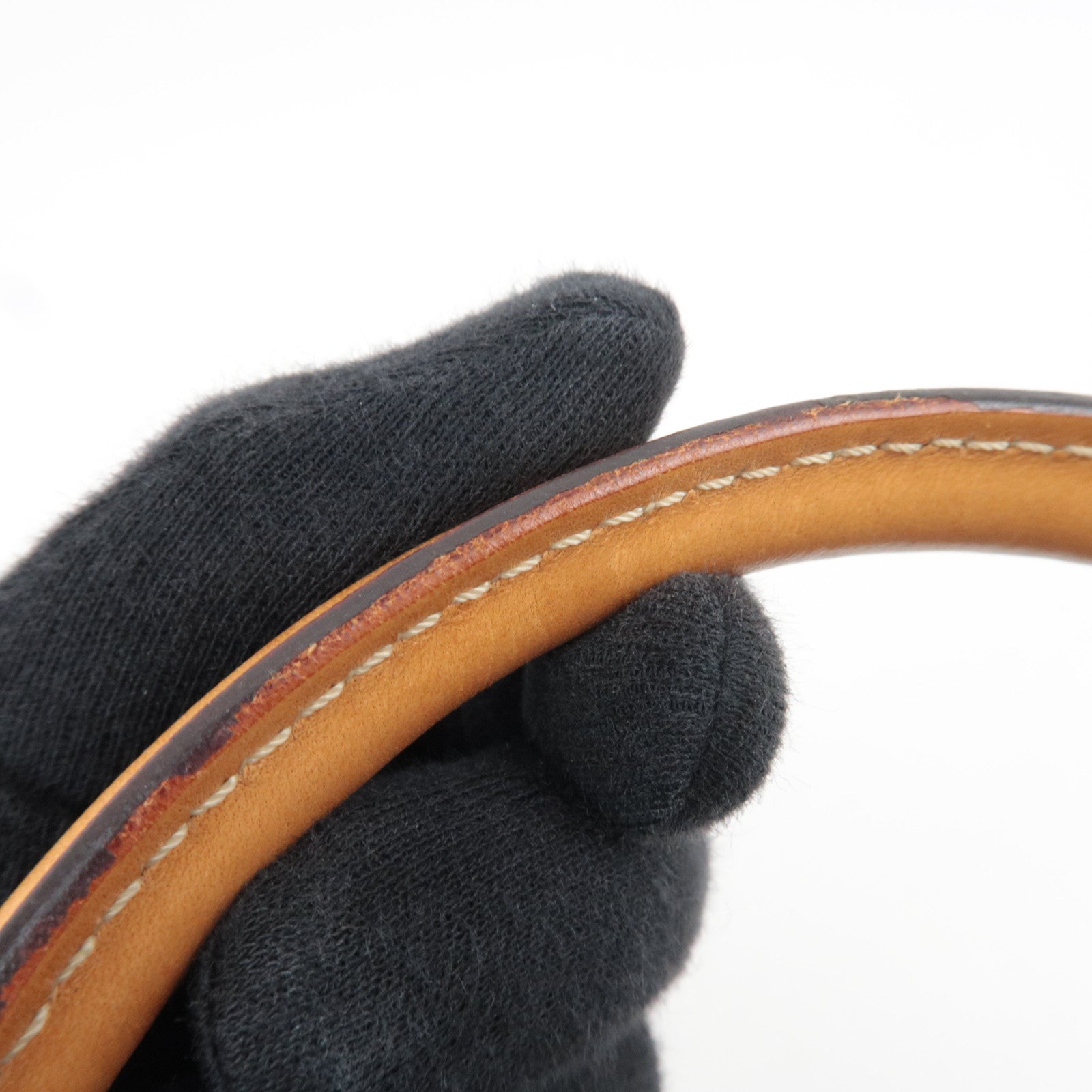 CELINE Macadam PVC Leather 2Way Handbag Brown