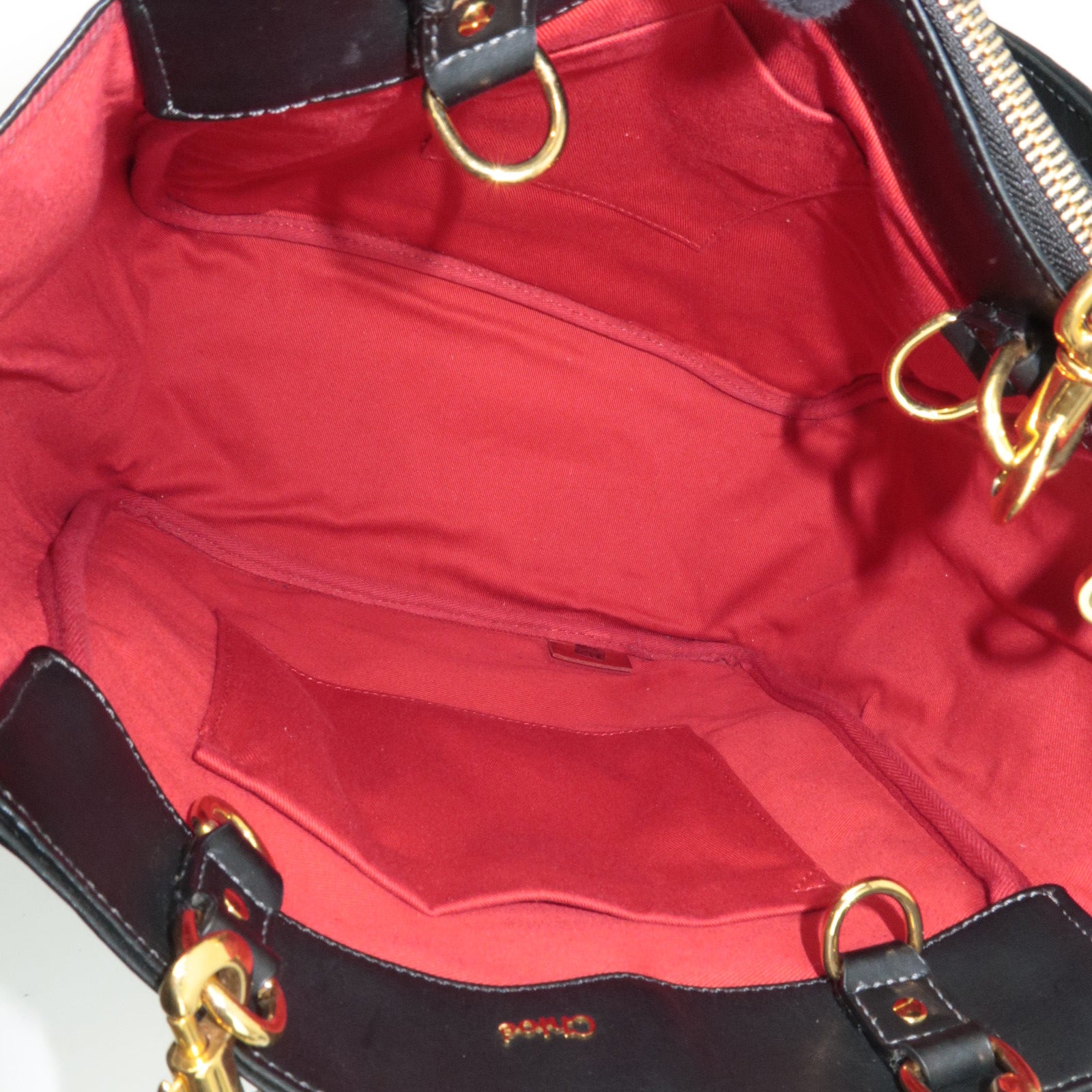 Chloe Eden Leather Tote Bag Black