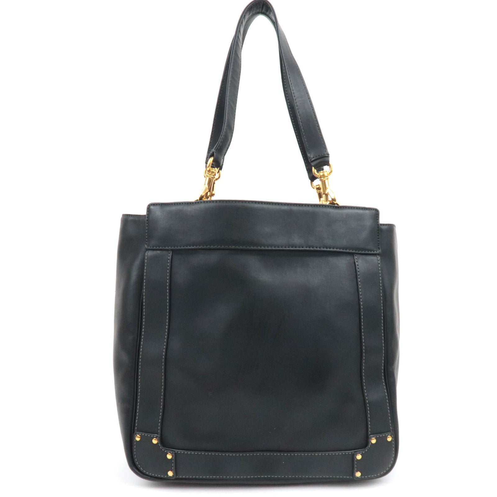 Chloe Eden Leather Tote Bag Black
