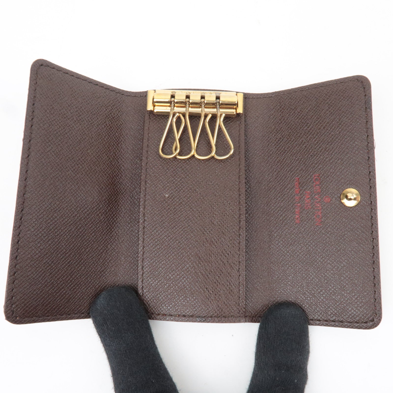 Louis Vuitton Damier Multi Cles 4 Key Case N62631