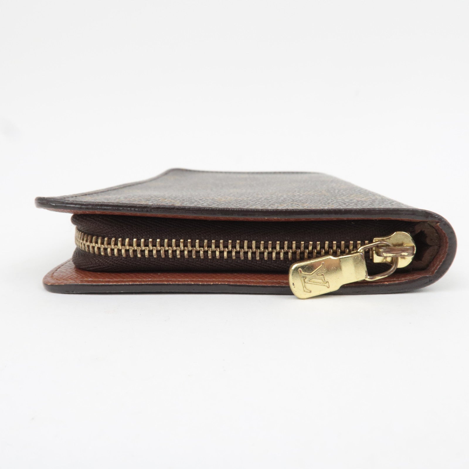 Louis Vuitton Monogram Porte Monnaie Zip Long Wallet M61727