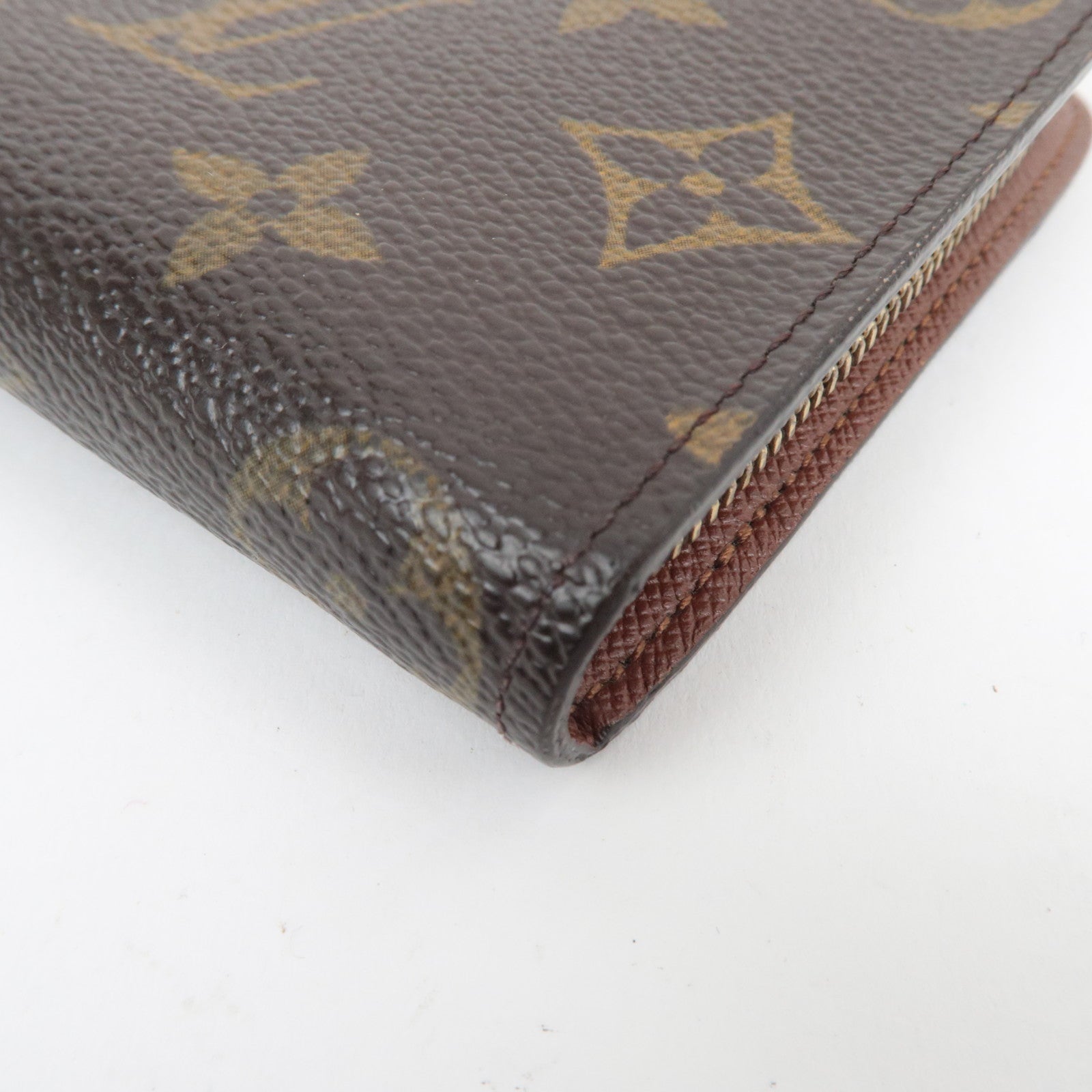 Louis Vuitton Monogram Porte Monnaie Zip Long Wallet M61727